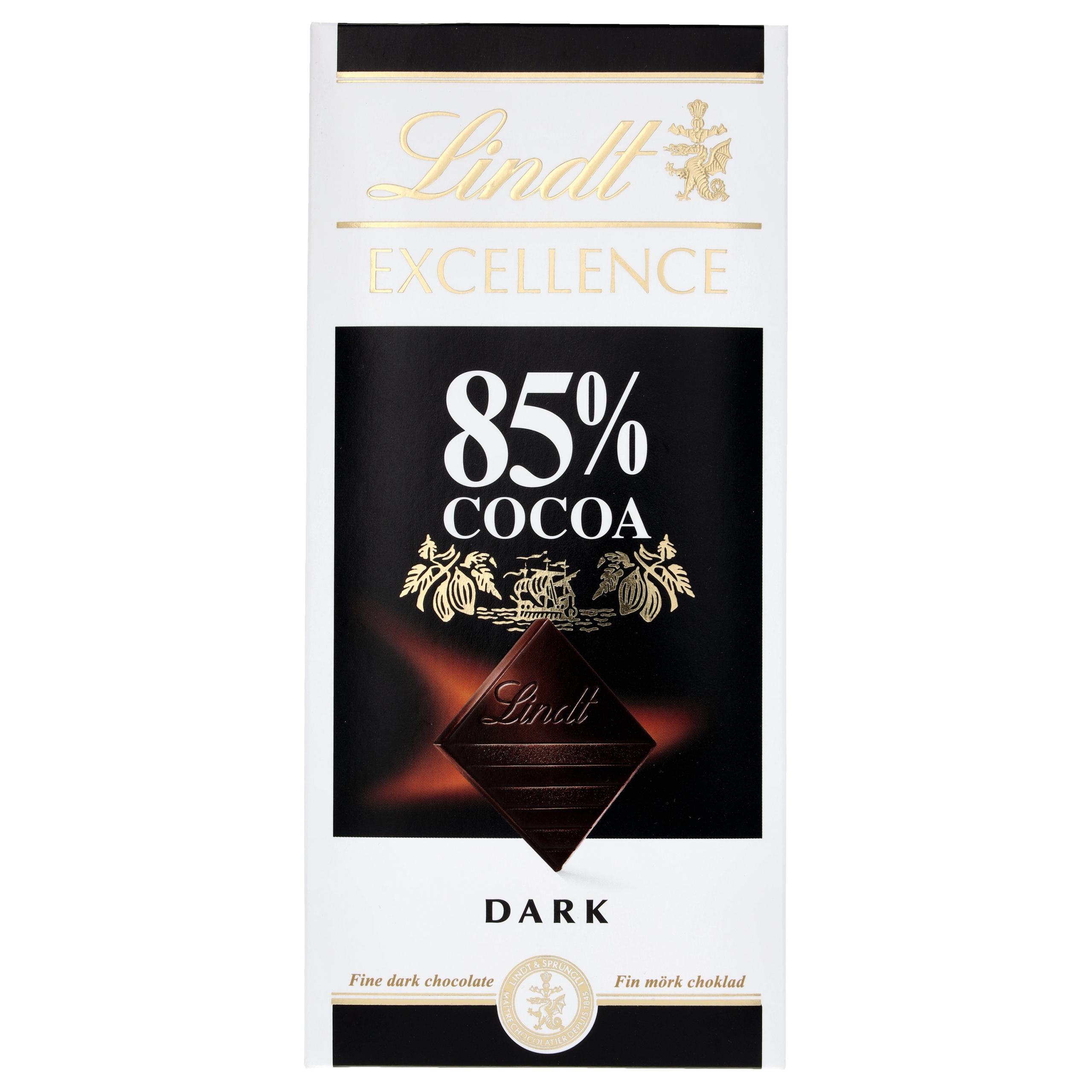 Levně 3x Čokoláda excellence 85% cacao Lindt 100 g