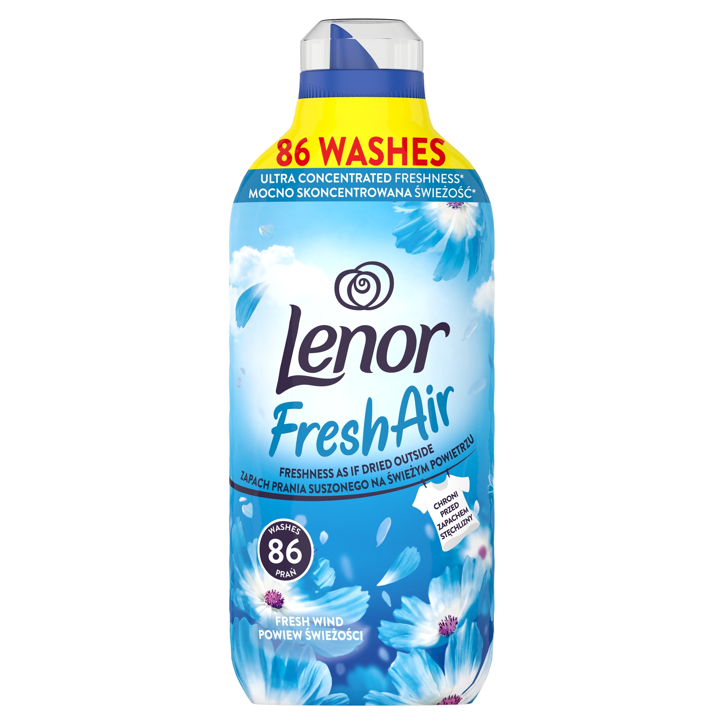 Levně Lenor Fresh Air Fresh Wind Tekutá aviváž, 86 praní