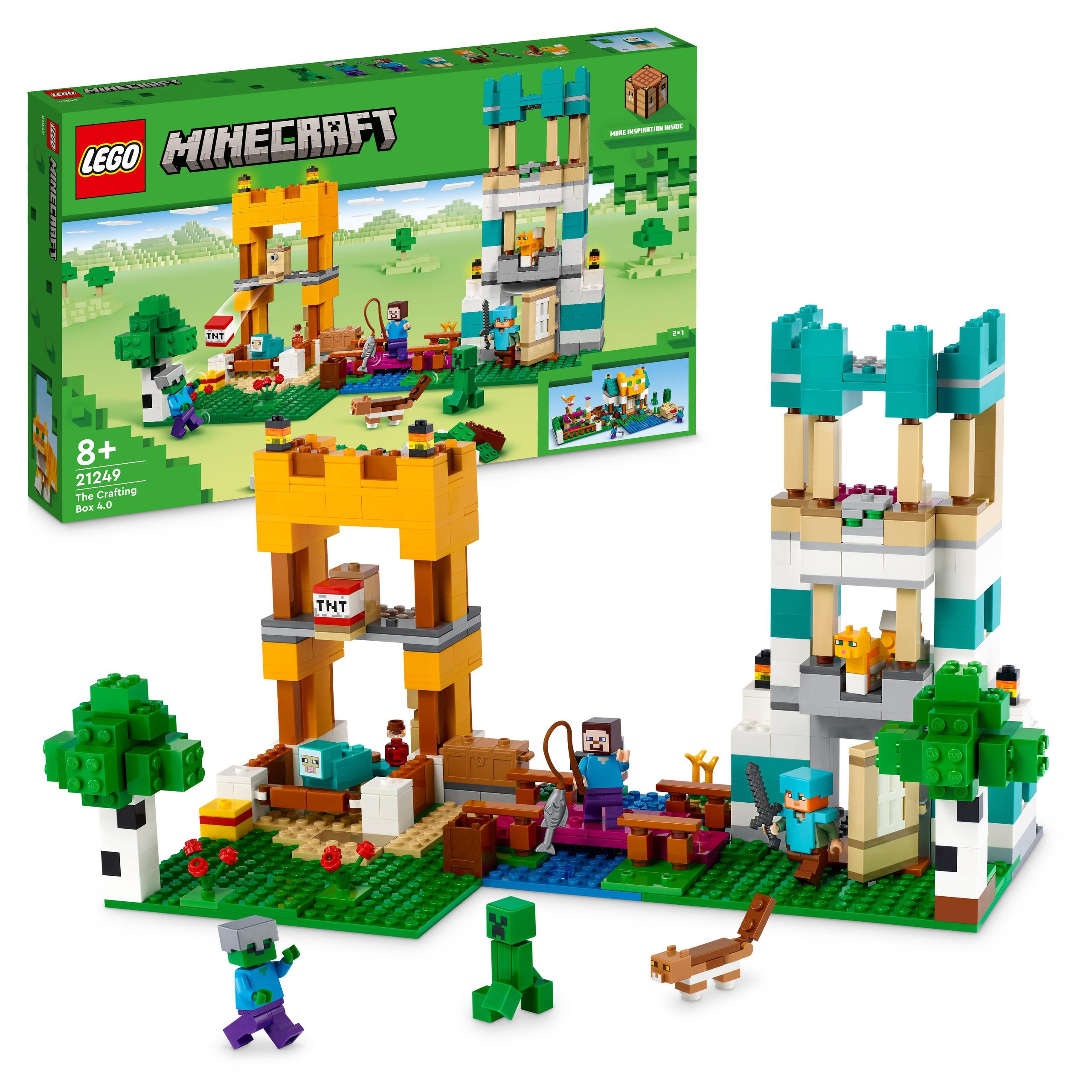 Lego 21249 Minecraft Kreativní dílna 4.0 Stavebnice pro hráče