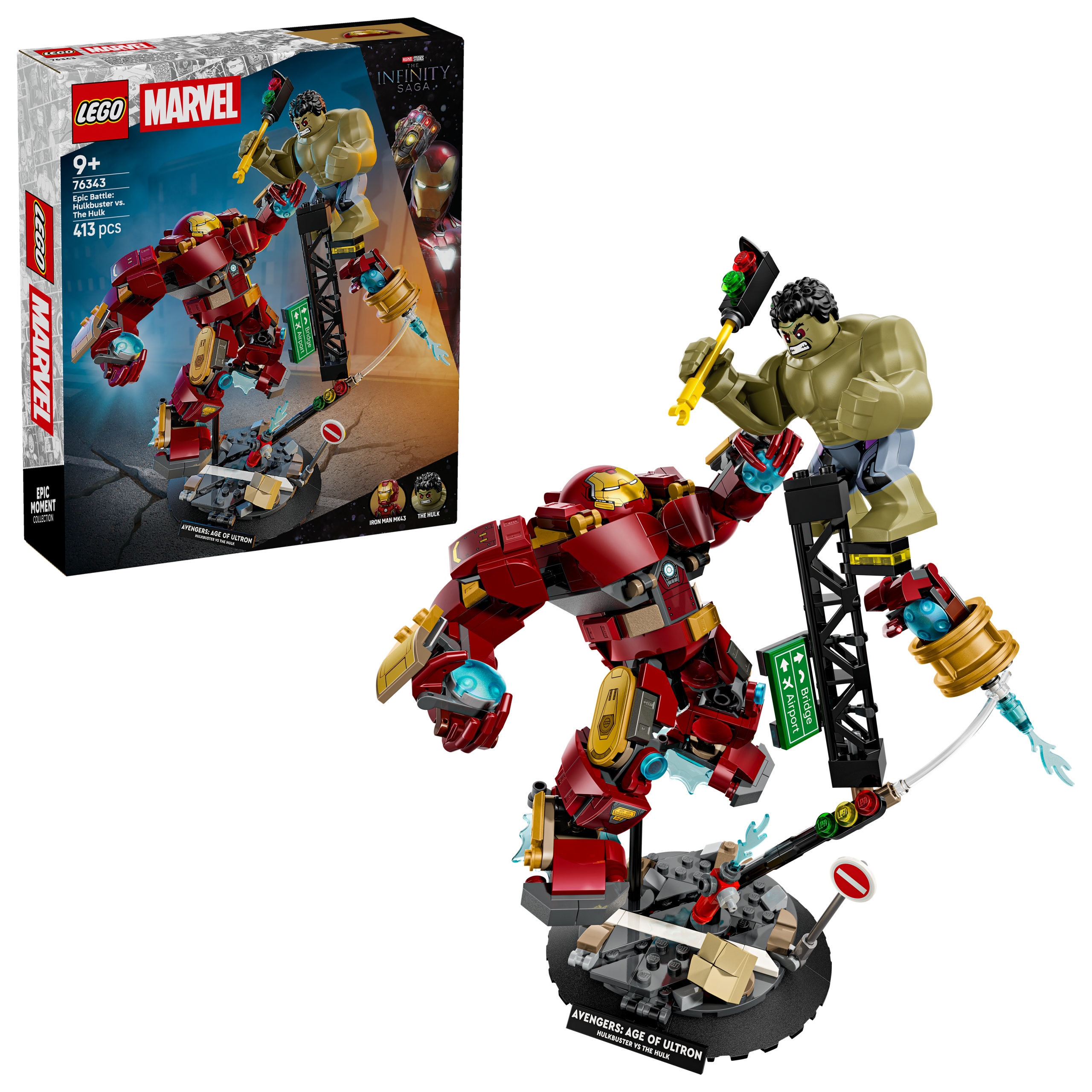 Lego Heroes 76343 Epický souboj: Hulkbuster vs. Hulk