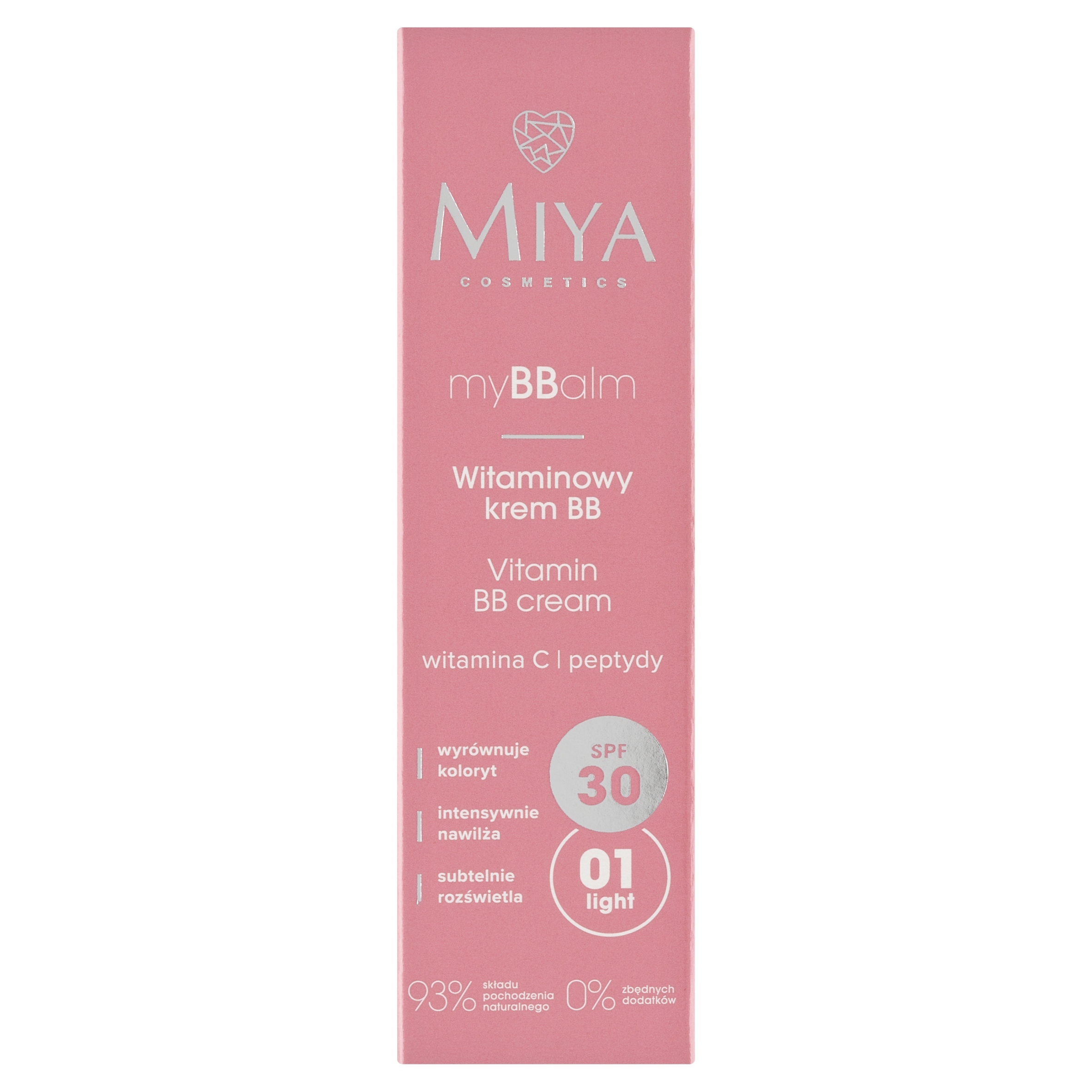 MIYA MYBBALM WITAMINOWY KREM BB Z WITAMINĄ C I PEPTYDAMI 01 LIGHT SPF30