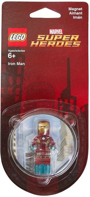 Lego Minifigurky Minifigurka Magnet Iron Man L-850673 magnet Nový