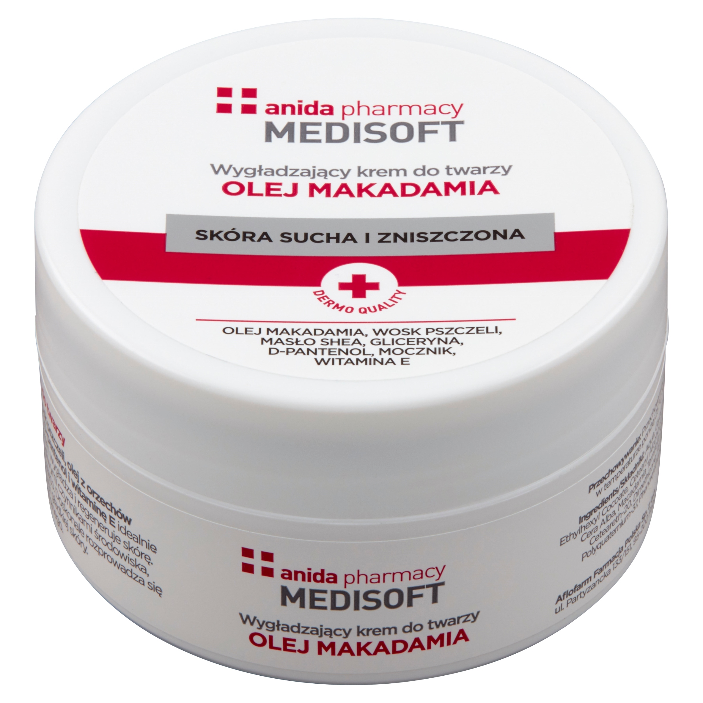 Krem do twarzy Anida wielozad. olej makadamia dzień i noc 100 ml DW 05/26