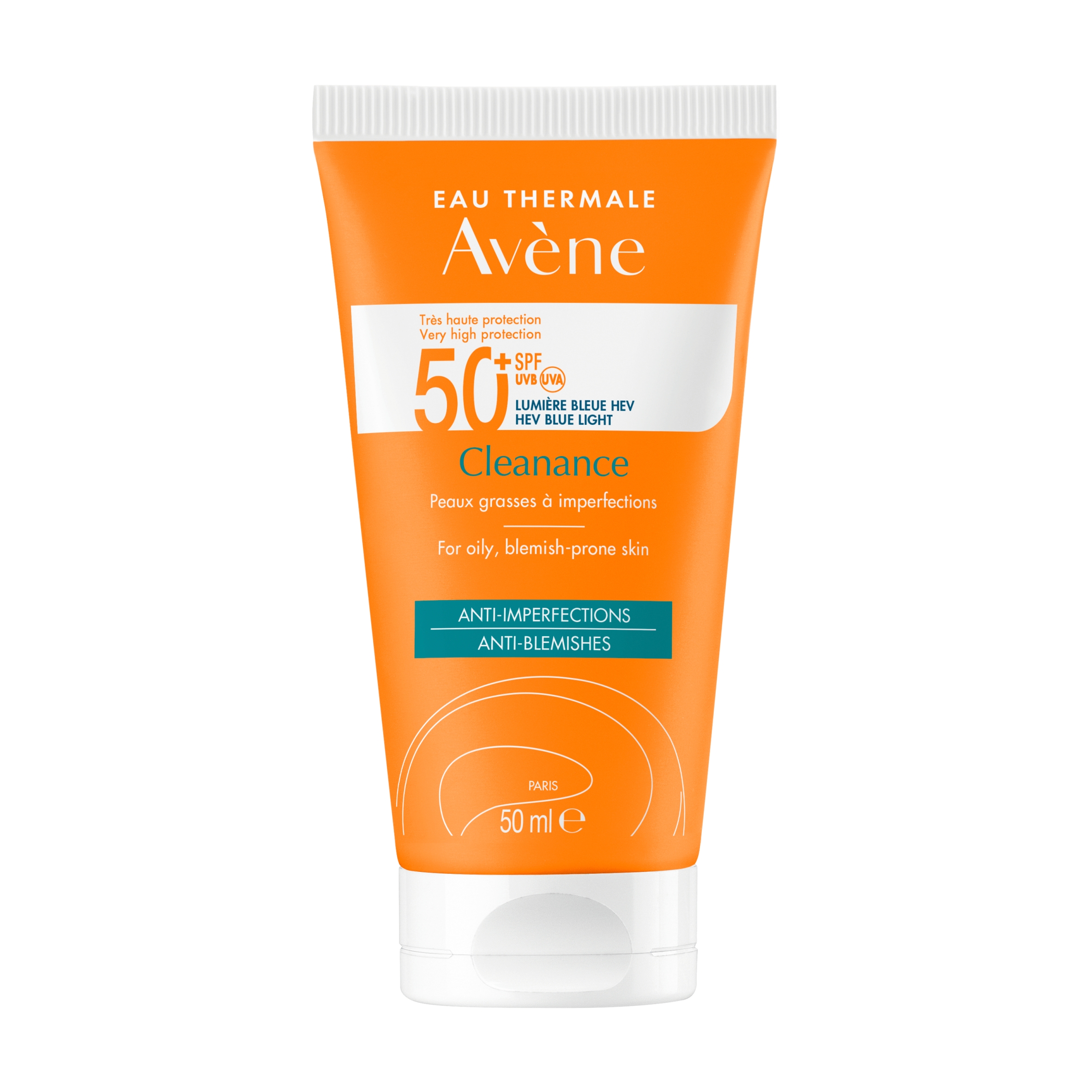 Avène Cleanance Emulsja przeciwsłoneczna do skóry tłustej SPF50+ 50ml