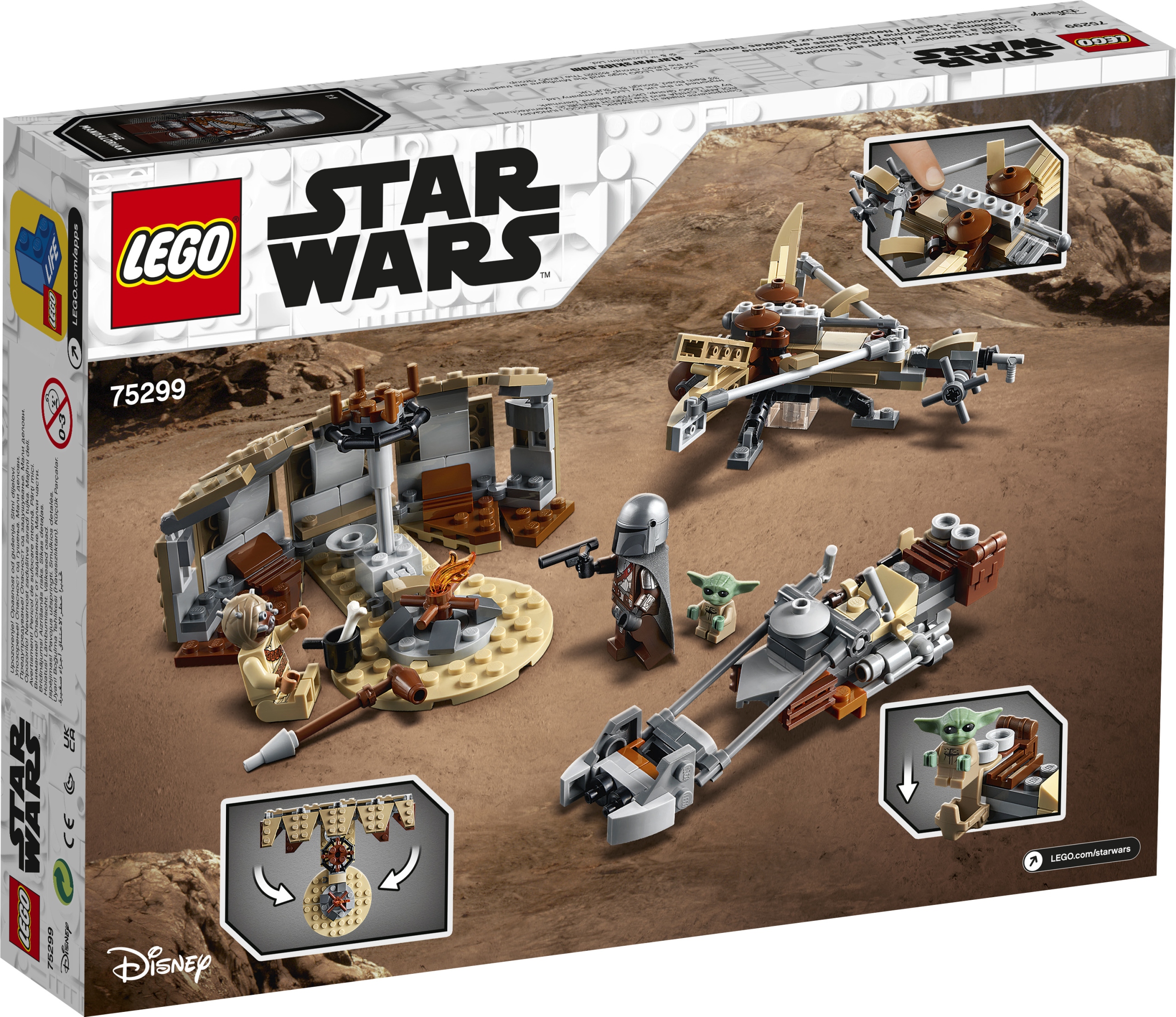 stavebnice Lego Star Wars Potíže na Tatooine 276 dílků Věk 7+