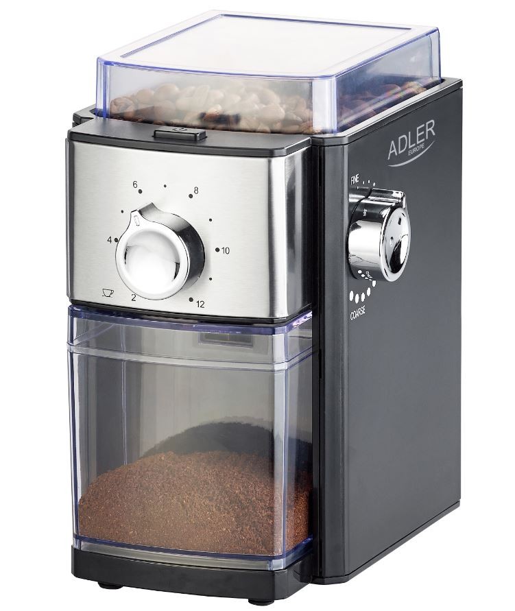 Młynek Żarnowy do Kawy Adler AD 4448 300W Metalowe Żarna 250g