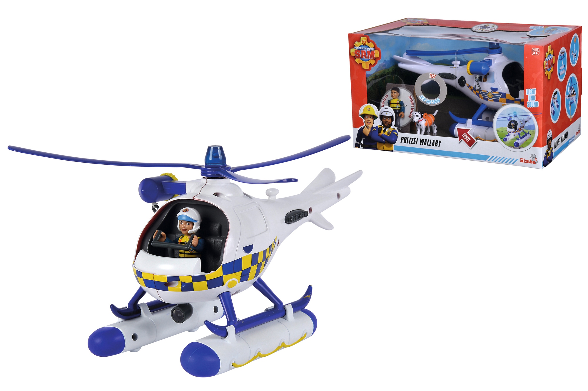 

Simba Strażak Sam Helikopter policyjny 9252537
