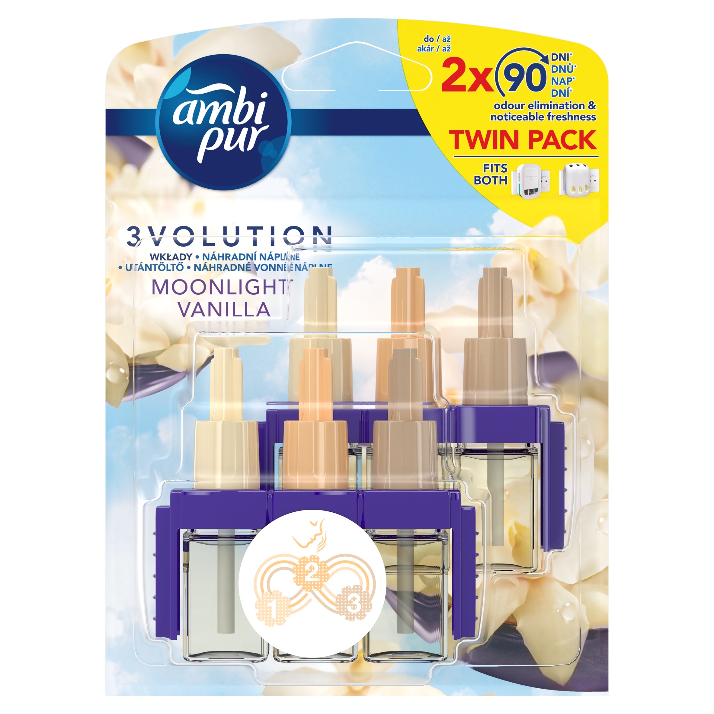 

Wkład Ambi Pur 3 volution Moonlight Vanilla 2 szt