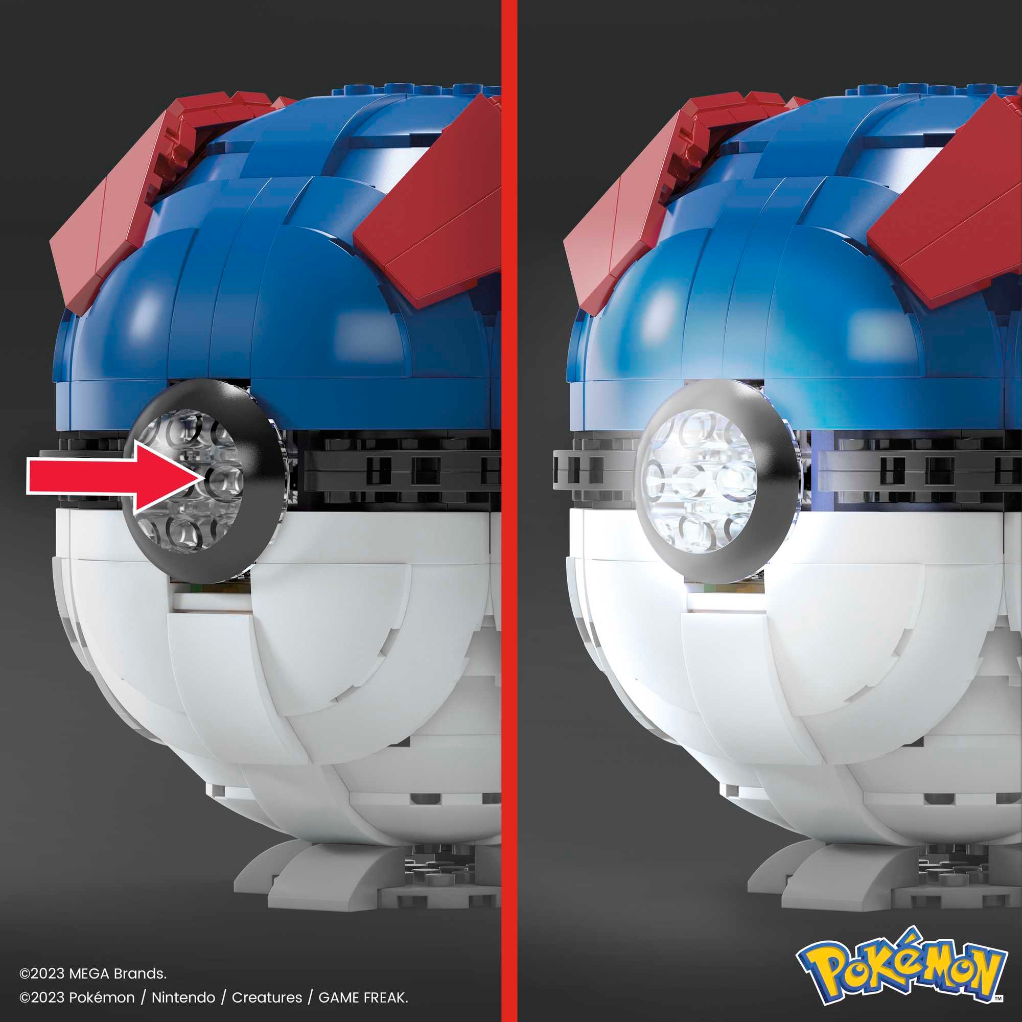 Mega Bloks Mega Construx Pokemon klocki Duży GreatBall HMW04 Stan opakowania oryginalne