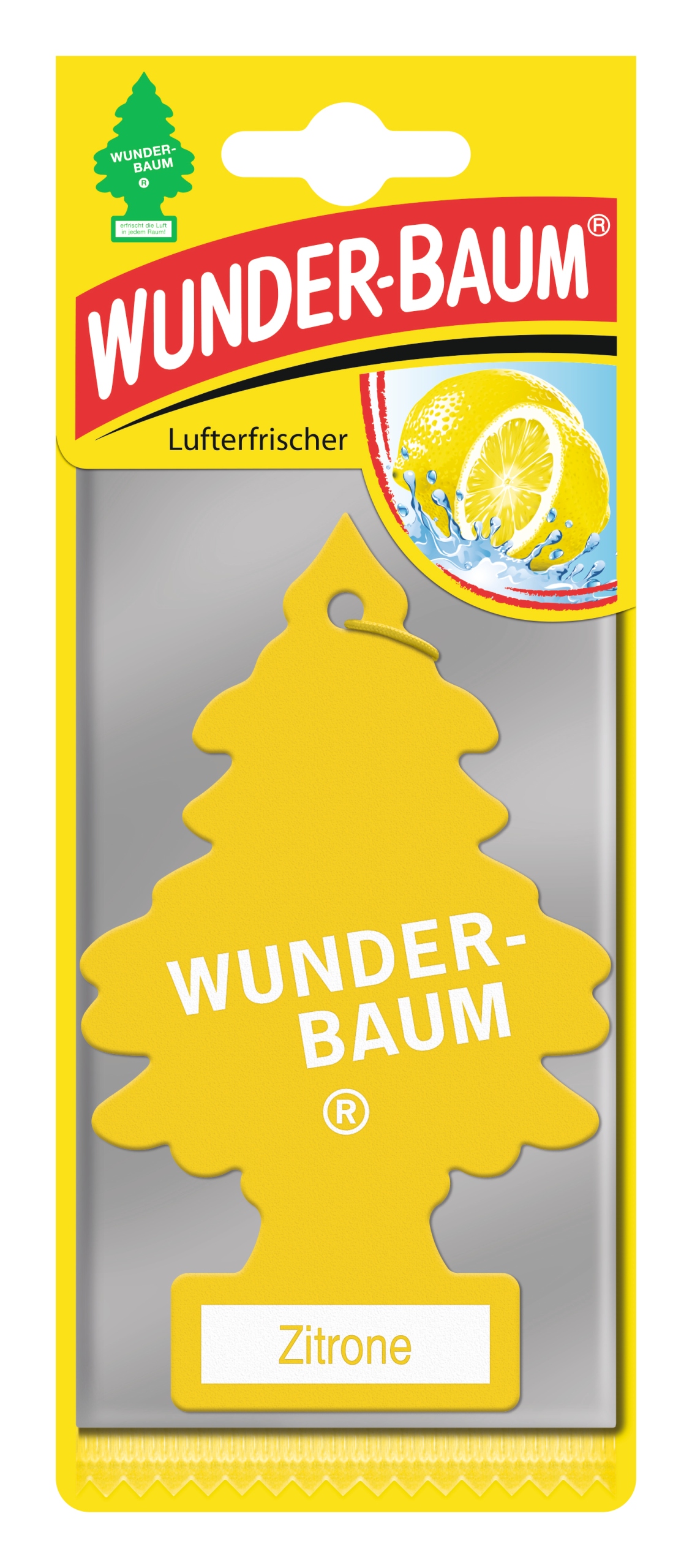 Zawieszka zapachowa Wunder-Baum Cytryna
