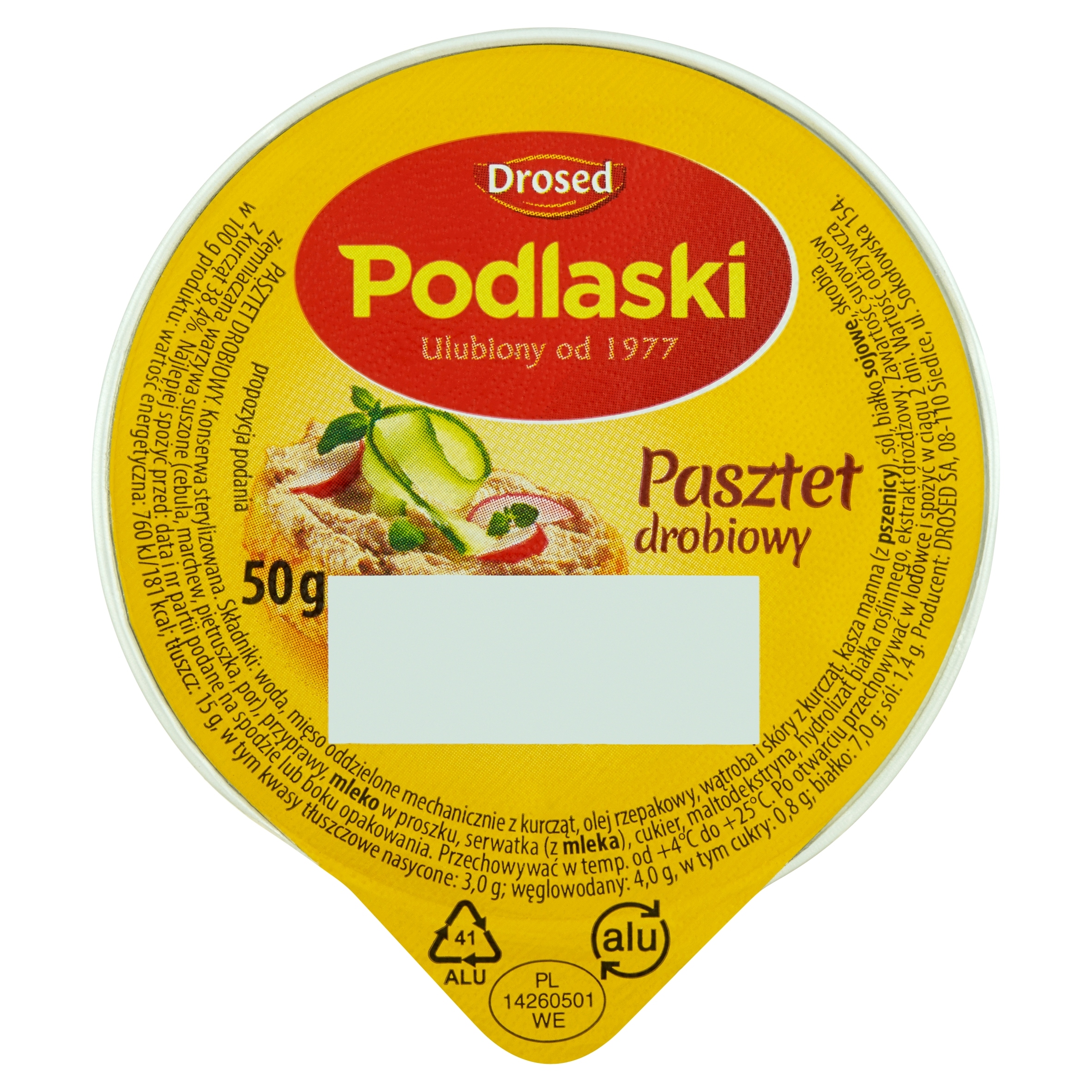 Levně Podlasky drůbeží paštika 50 g