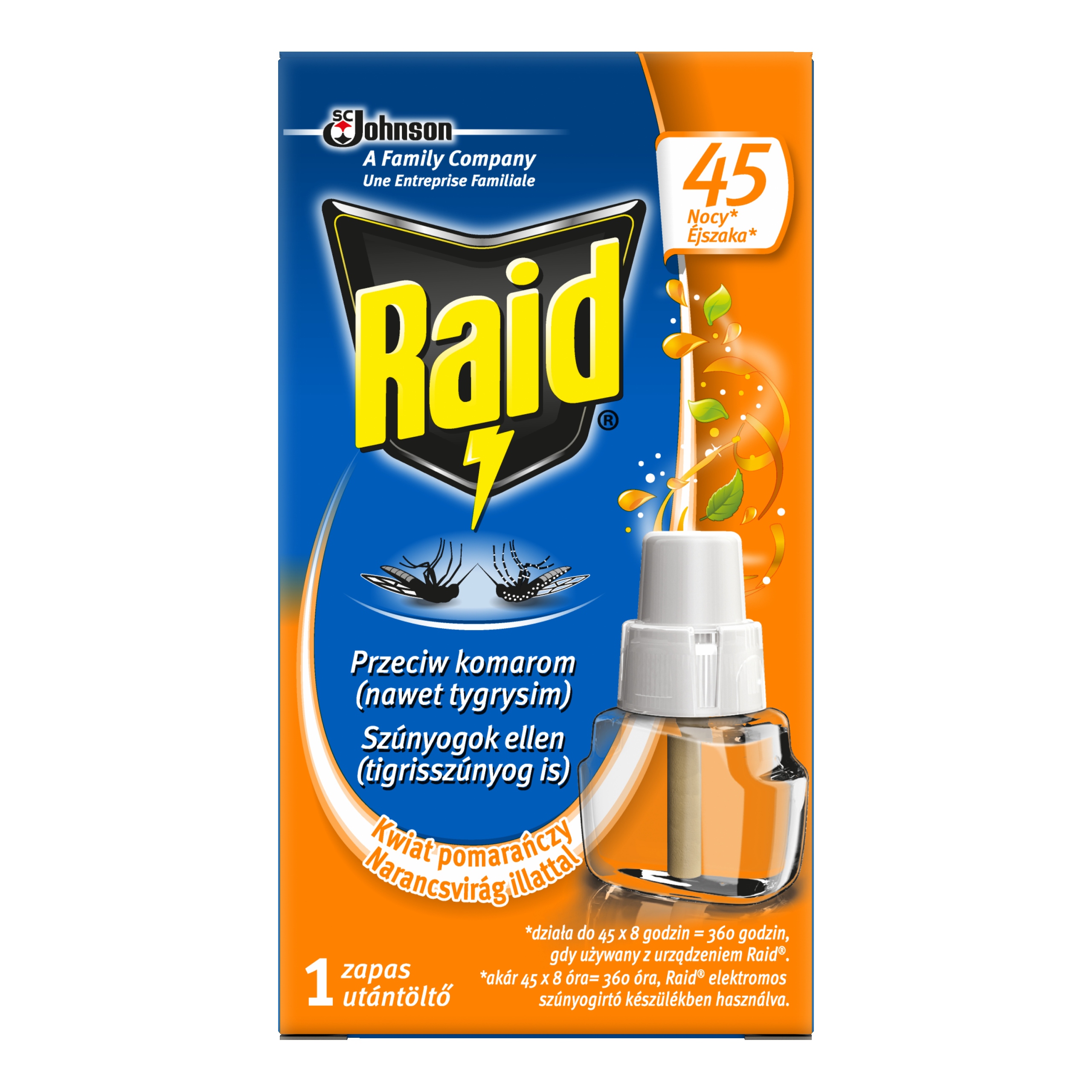 

Środek na komary Raid zapas Sc Johnson