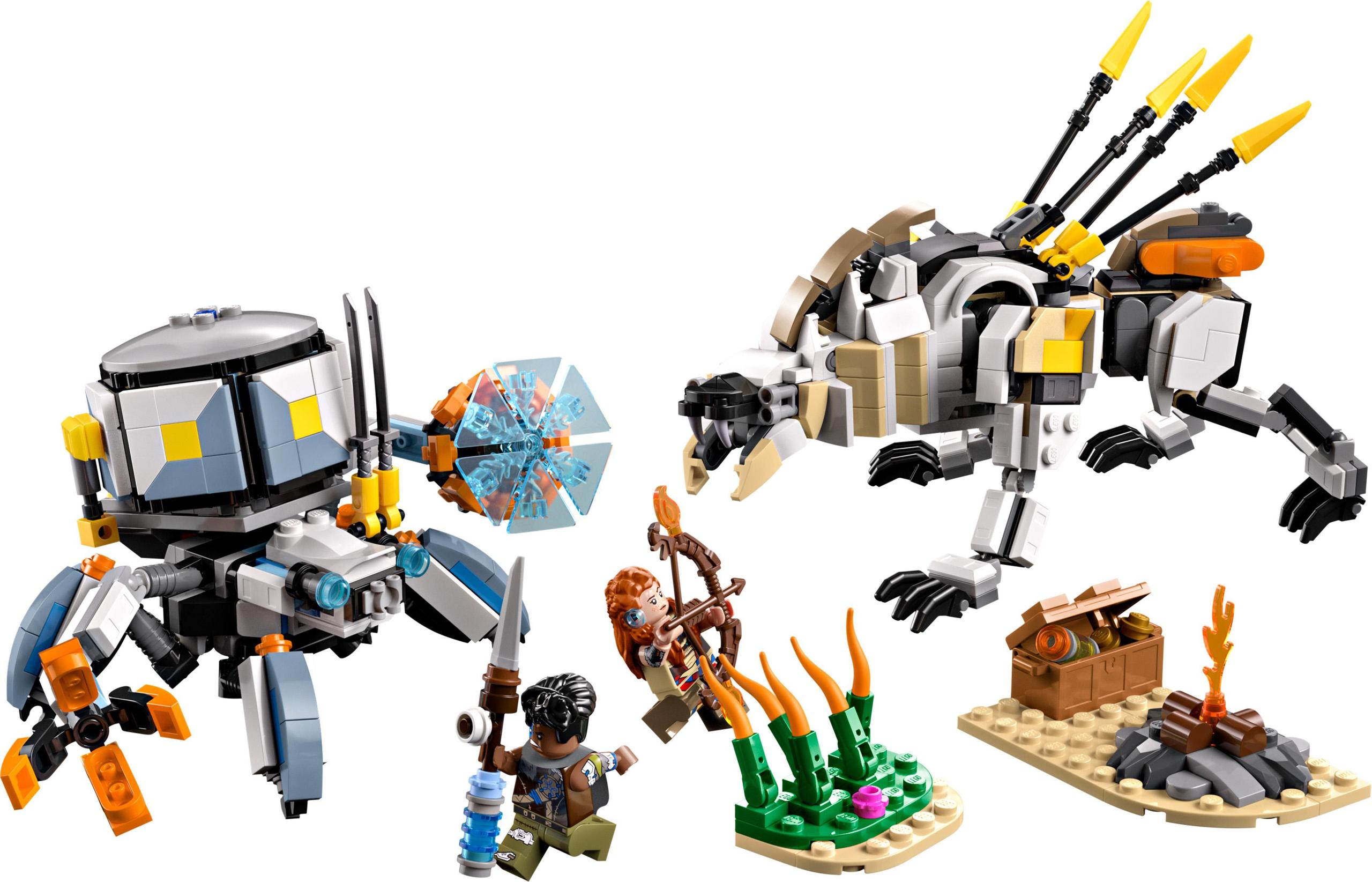 77037 Aloy a Varl vs. Shell-Walker Lego