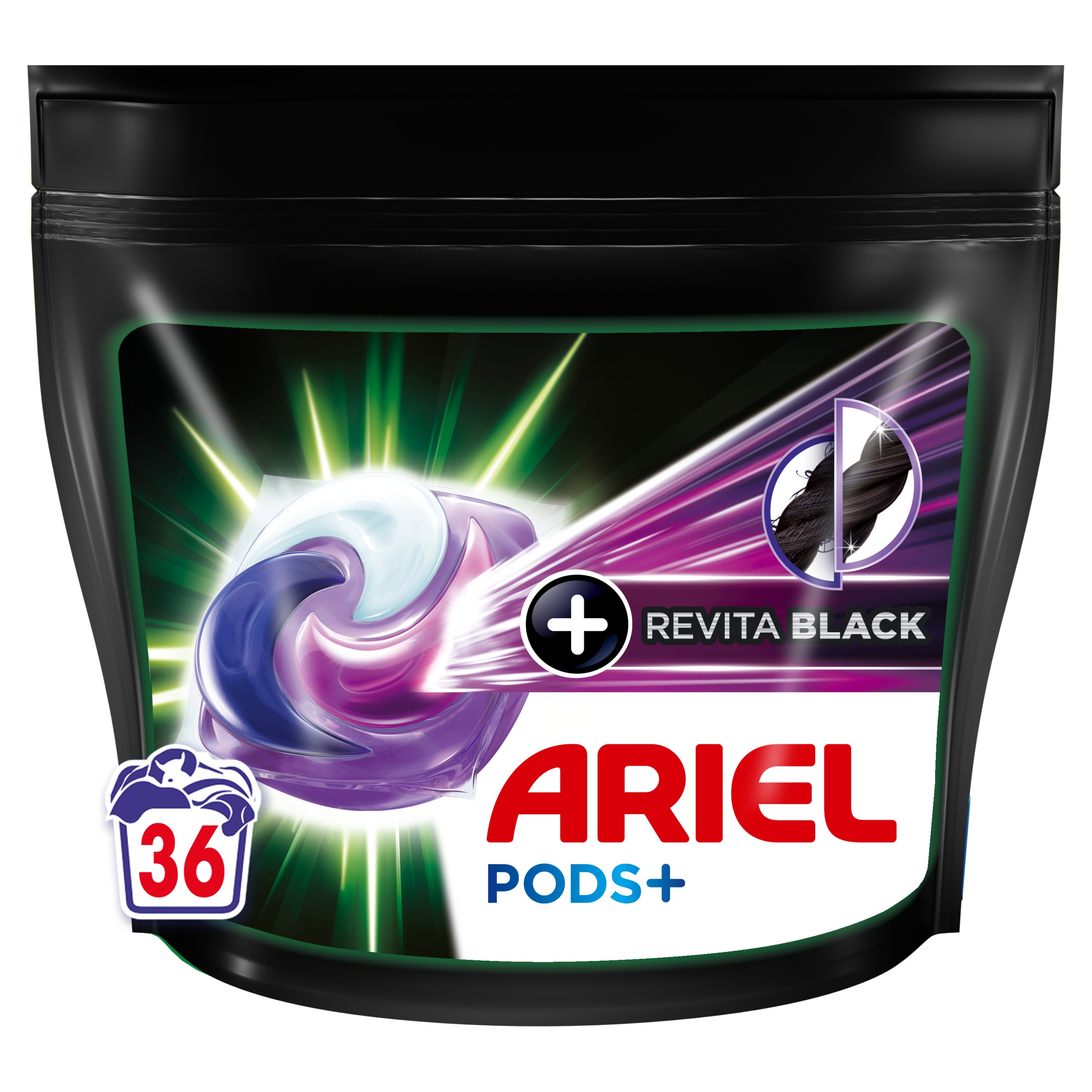 Ariel All in1 Pods Revitablack gel capsules for black and dark laundry 36  pieces - VMD parfumerie - drogerie