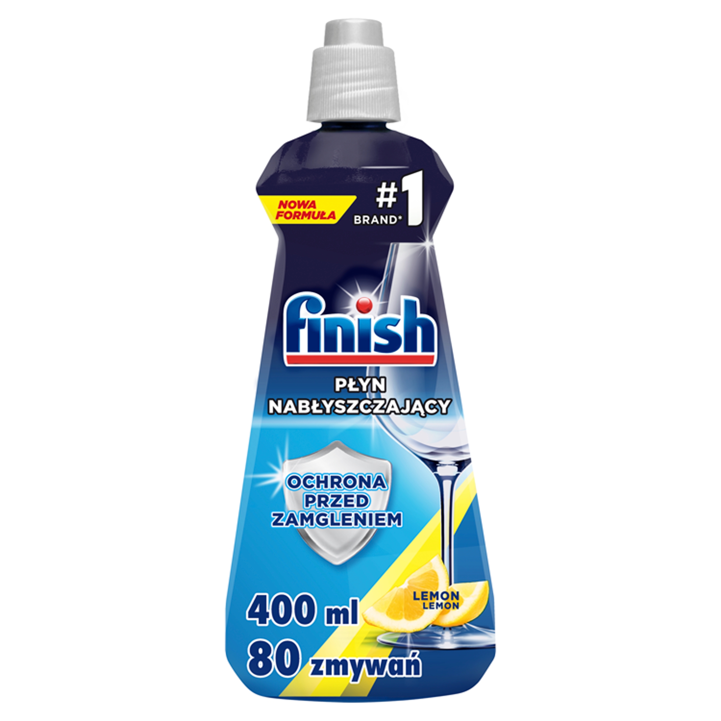 Levně 5x Finish Leštidlo do myčky nádobí Lemon citronový 400 ml
