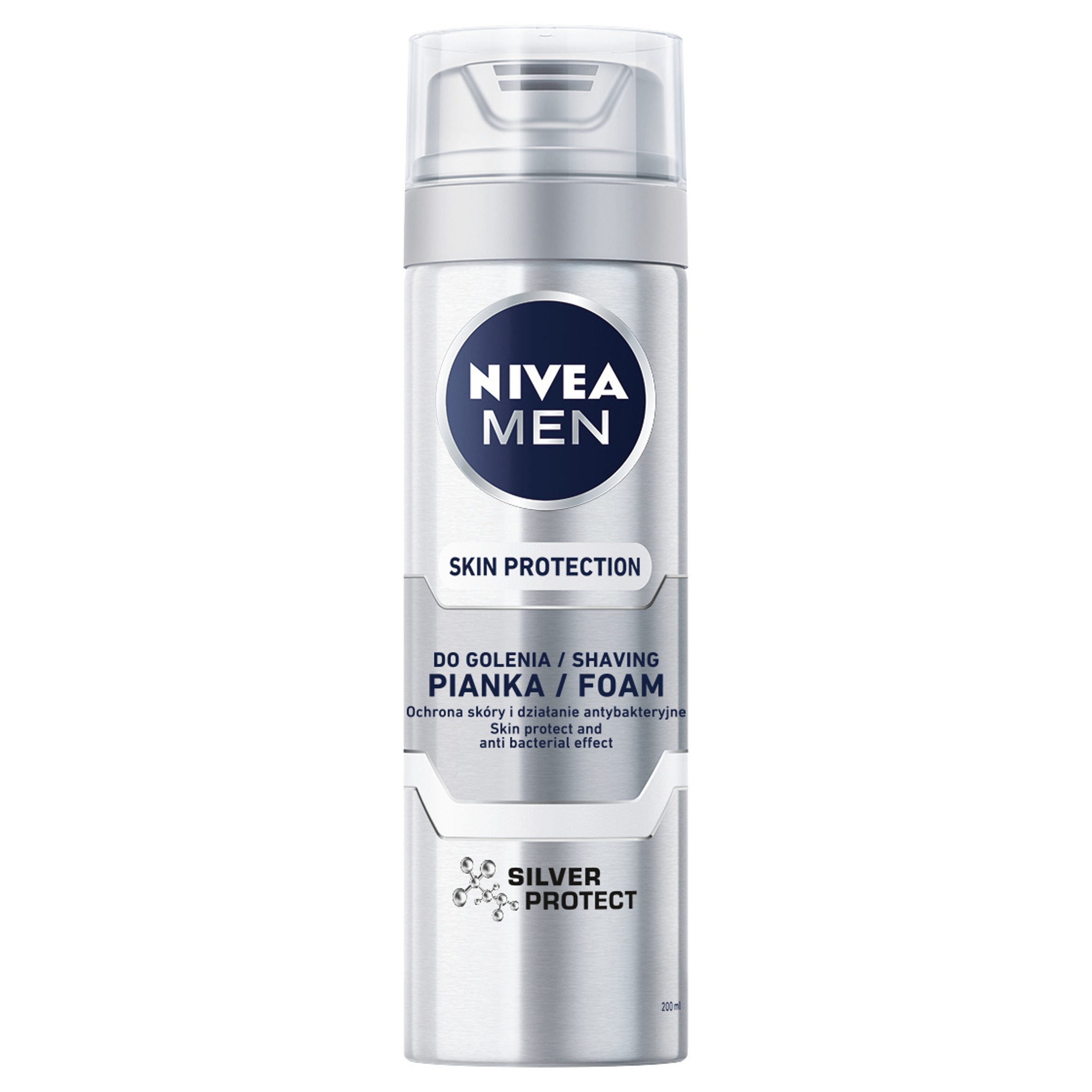 

Pianka do golenia Nivea Men 200 ml silver protect