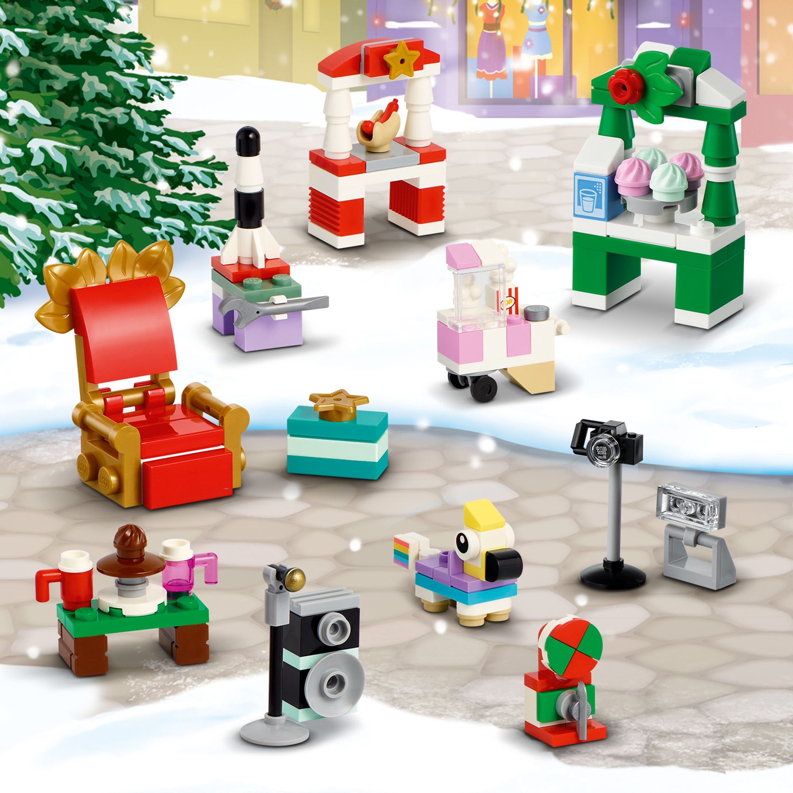 Адвент-календарь LEGO Friends 41706, 312 деталей и 24 мини-модели с фигурками, от 6 лет — фото 2