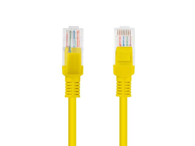 Lanberg Patchcord RJ45 kat. 6 UTP 0.5m żółty