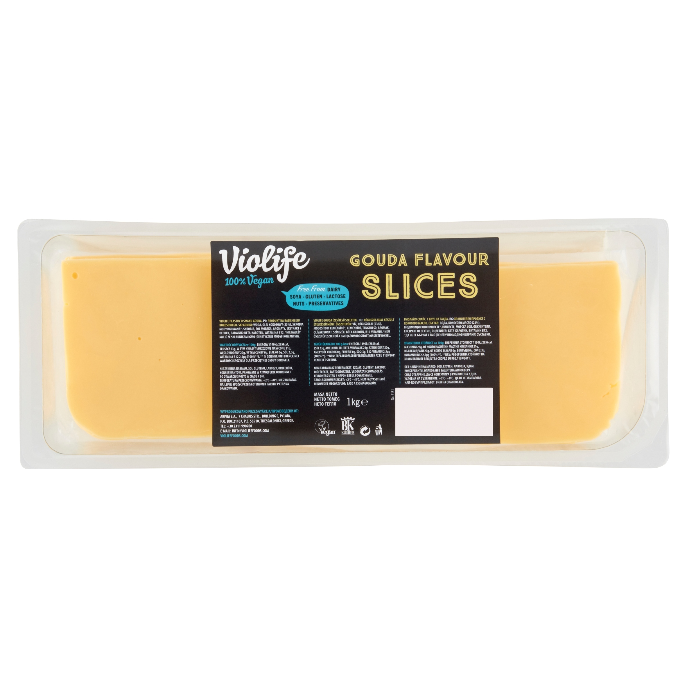 Levně Violife Gouda plátky 1 kg