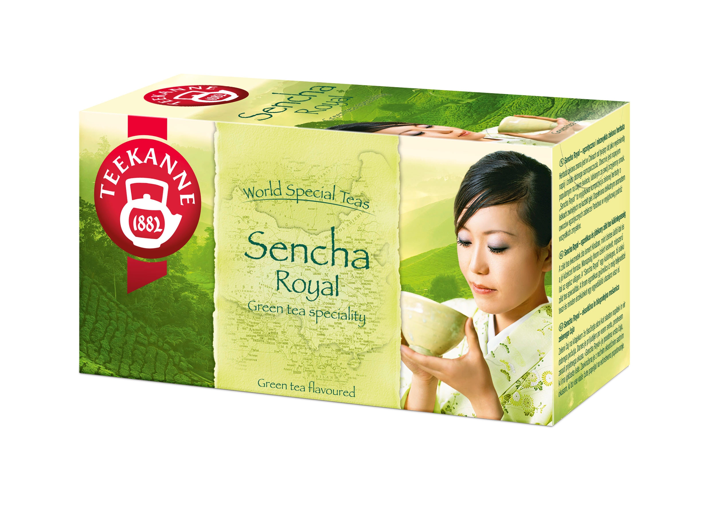 8x Teekanne Sencha Royal Green Tea Ex20 zelený