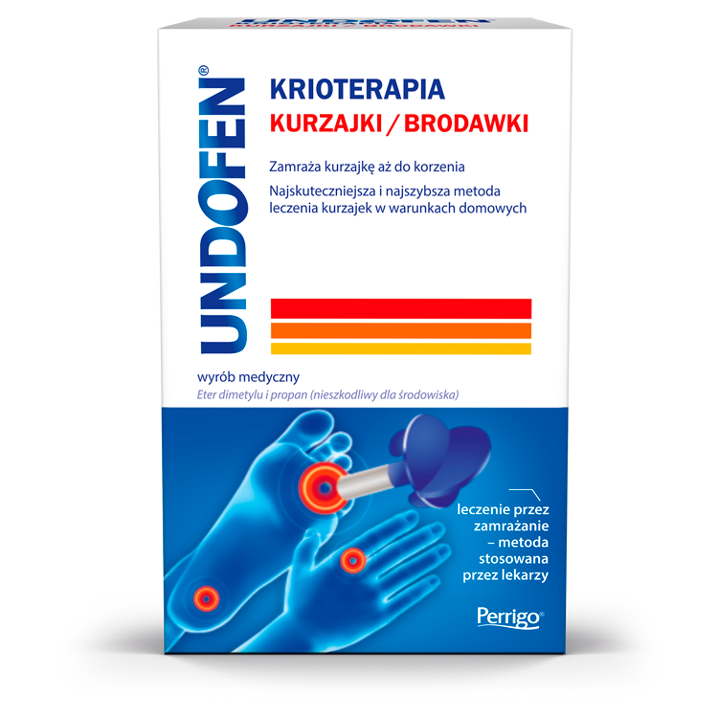 Undofen Kryoterapie přípravek na odstraňování kuřích ok a bradavic 50 ml