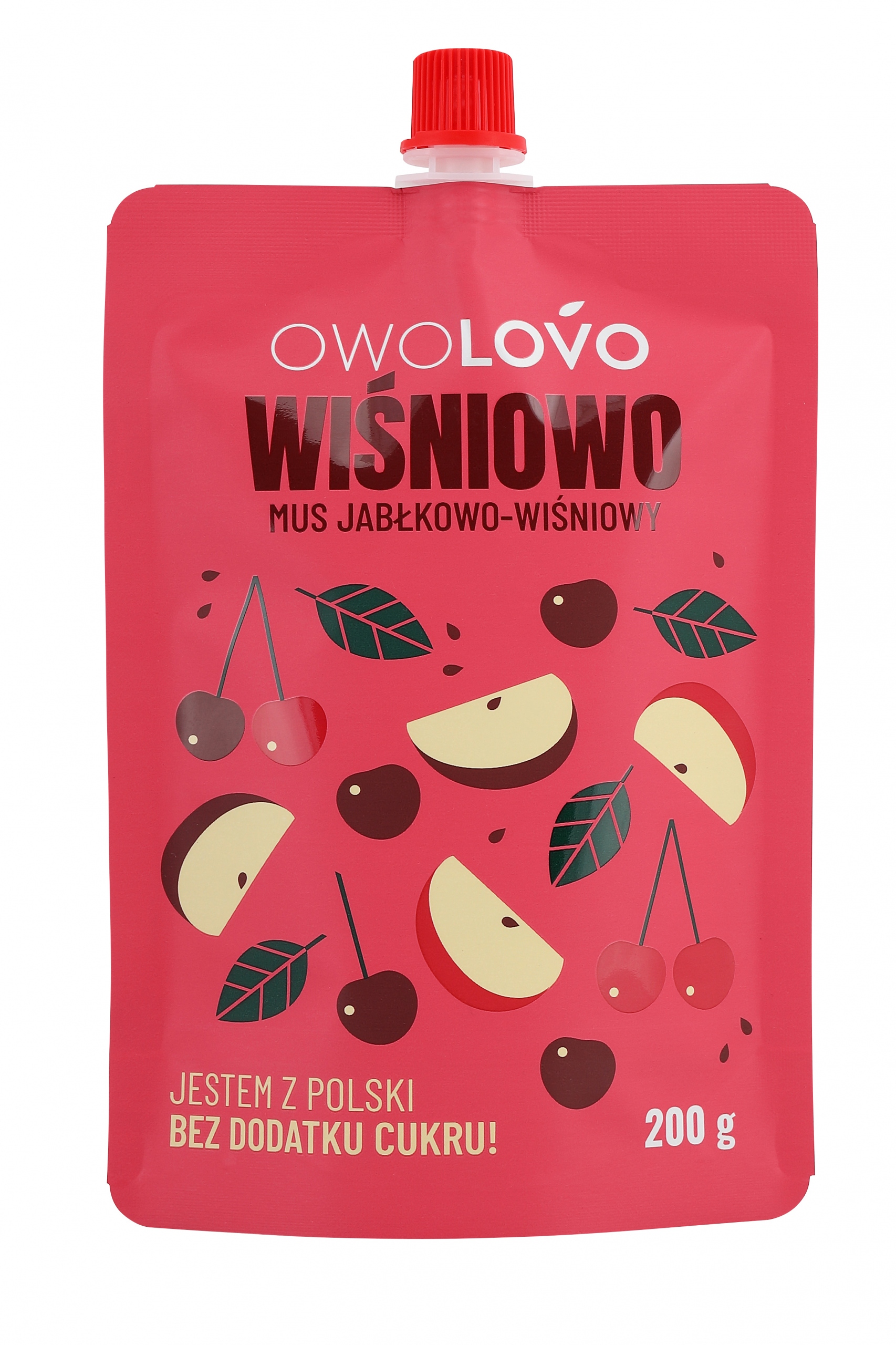Levně 10 x Owolovo Mus jablko višeň 200 g
