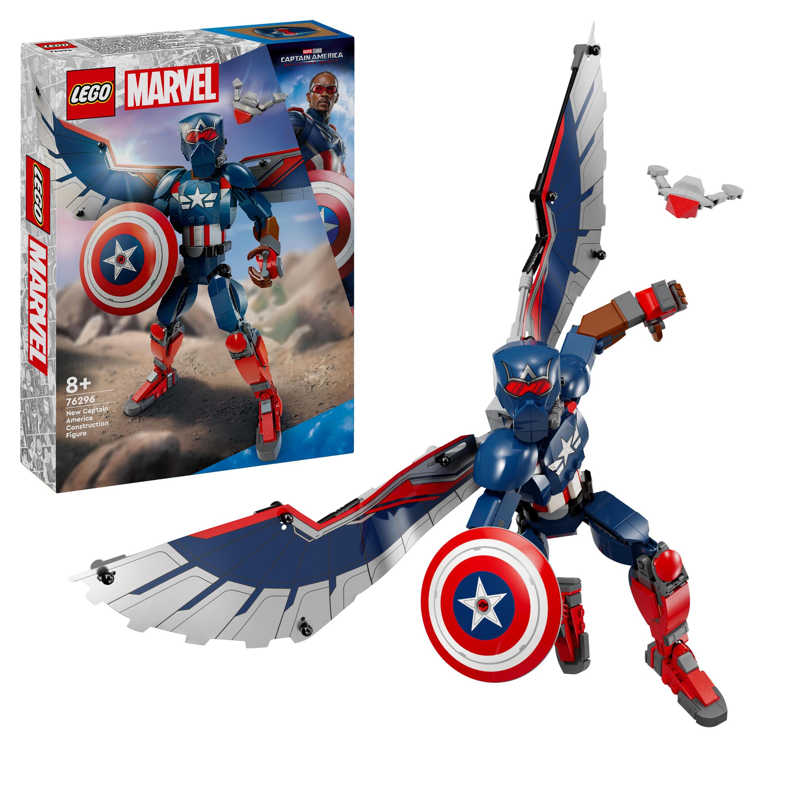Lego Heroes Marvel 76296 Figurka nového Kapitána Ameriky
