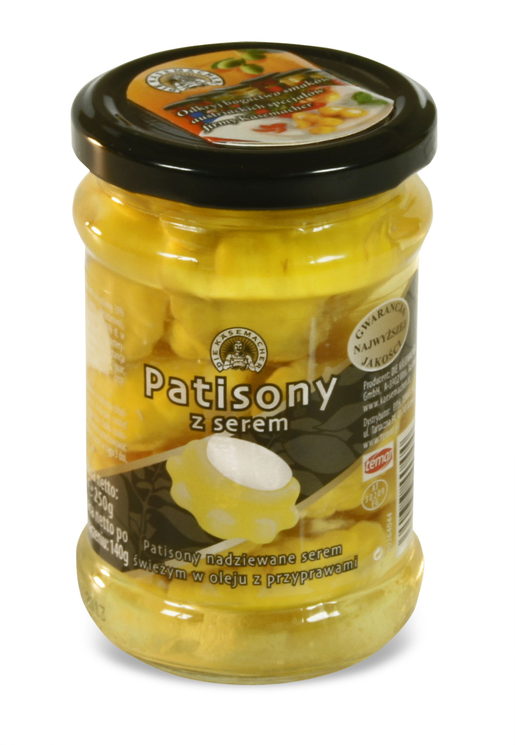 Levně Patison plněný čerstvým sýrem Kaesemacher 250 g