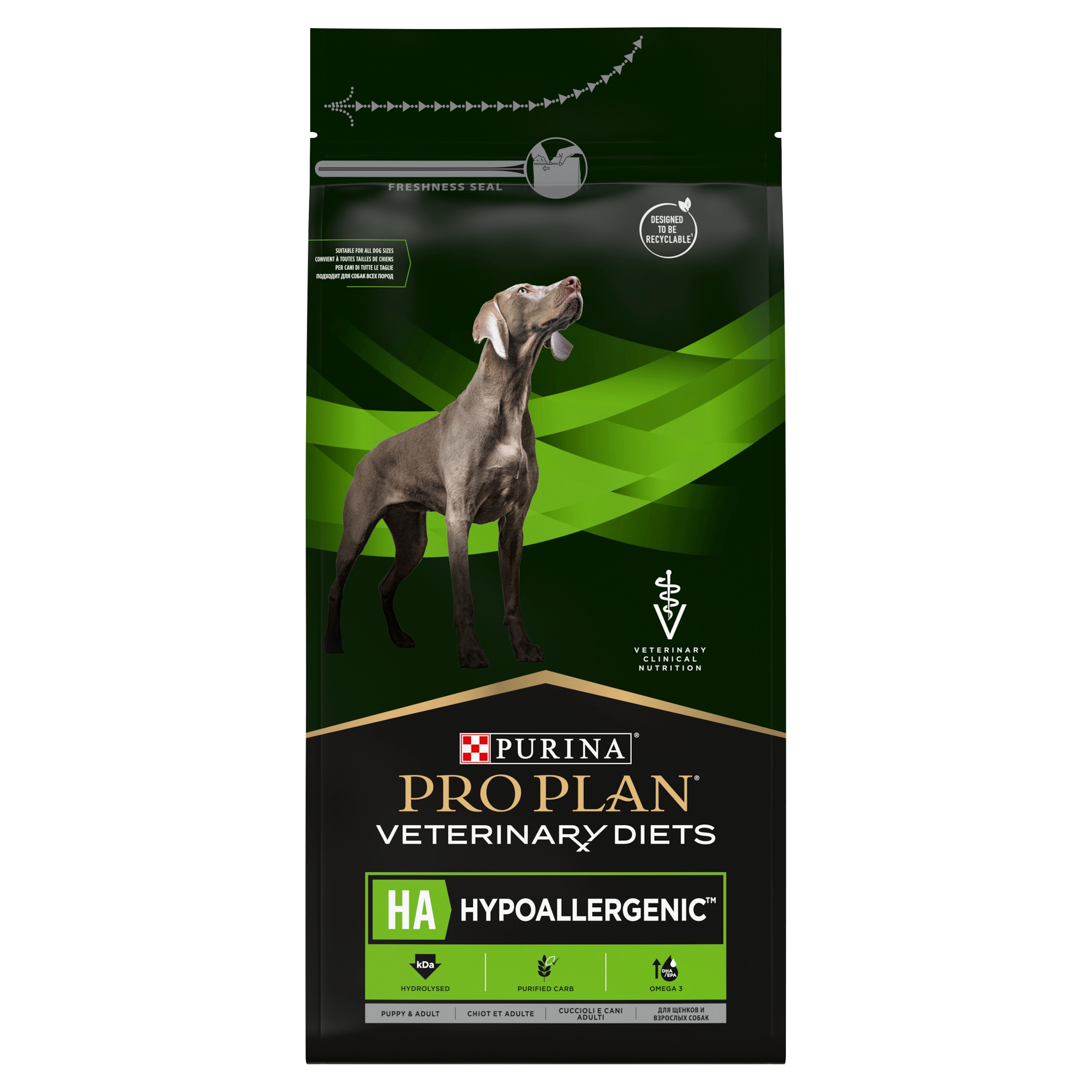 Levně Purina Pro Plan Veterinary Diets Ha Hypoallergenic pro psy 1,3 kg