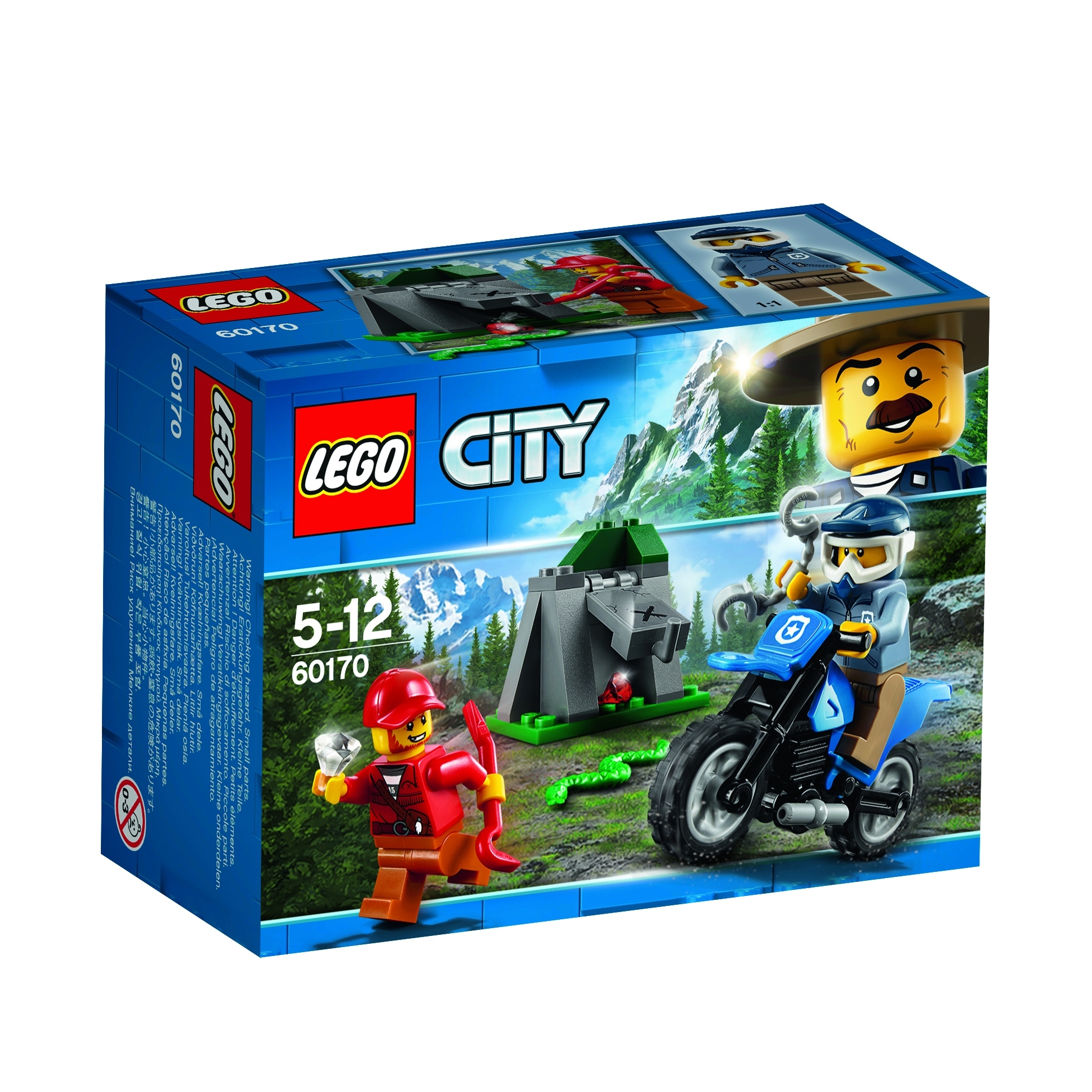Lego 60170 City Pronásledování terénního vozu Nové stavebnice Ideální dárek hračka
