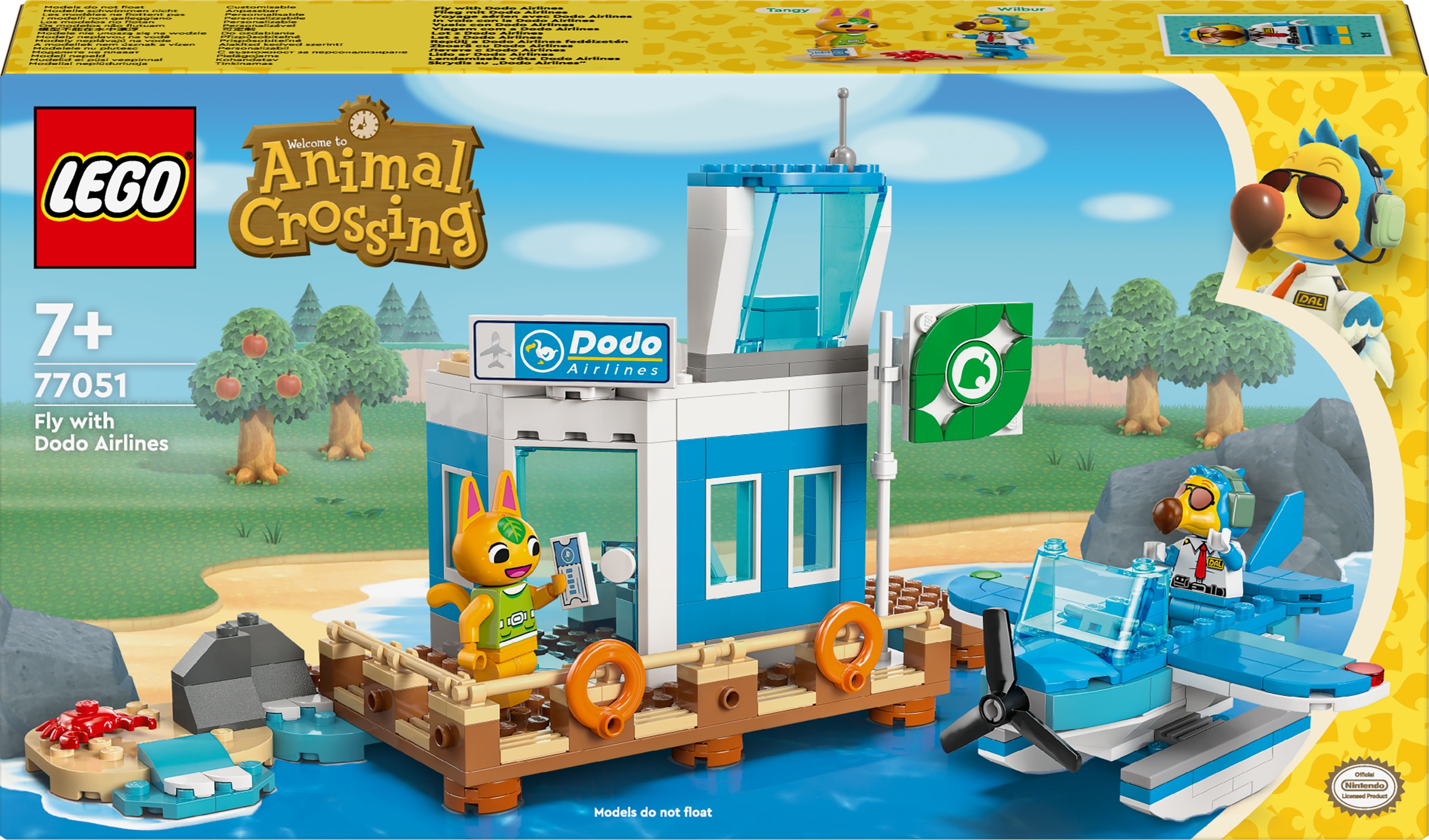 stavebnice Lego Animal Crossing Lot s Dodo Airlines 77051 292 dílků