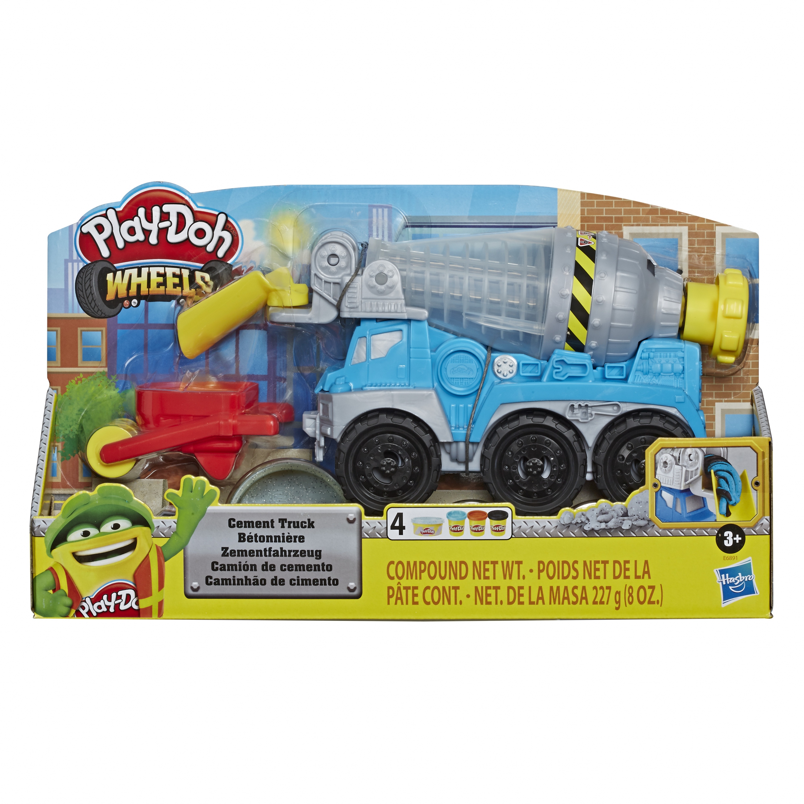 Hasbro E6891 PlayDoh Wheels Ciastolina betoniarka