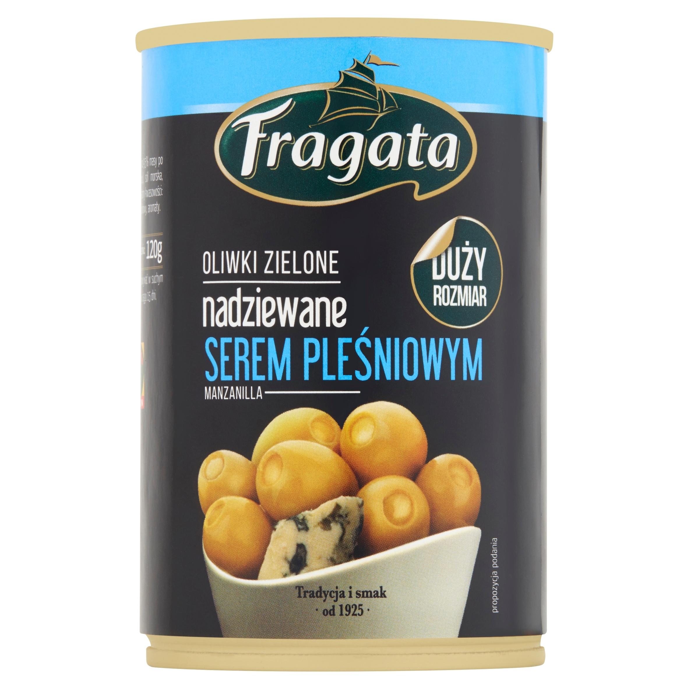 

Fragata Oliwki zielone nadziewane serem pleśniowym