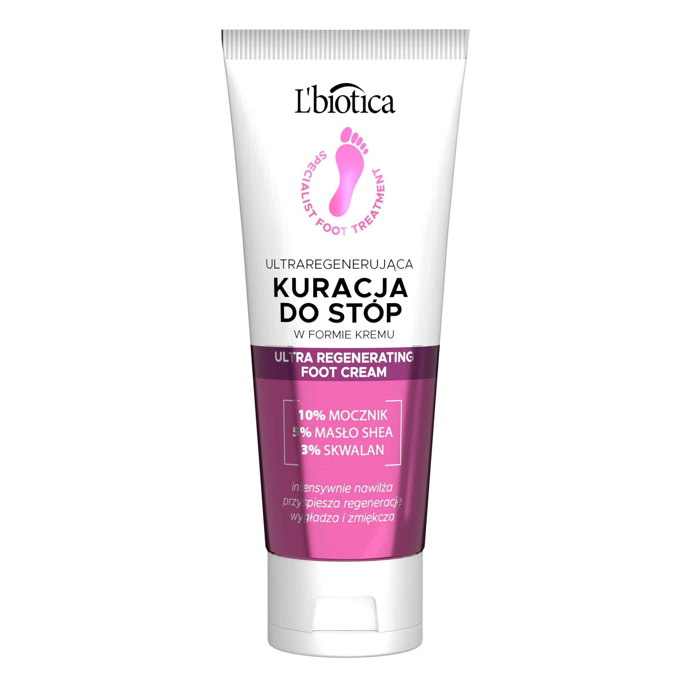 L'biotica ultraregenerująca kuracja do stóp 75 ml