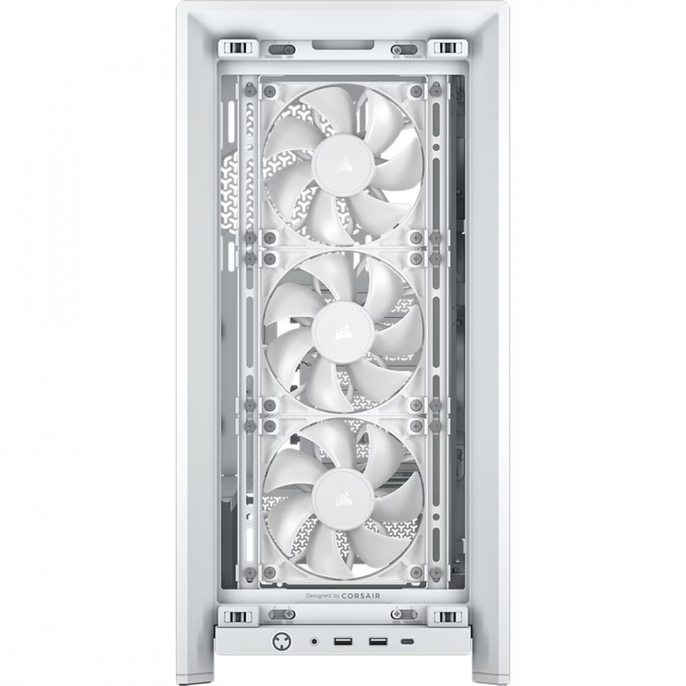 Corsair FRAME 4000D RS Mid-Tower, White — 7