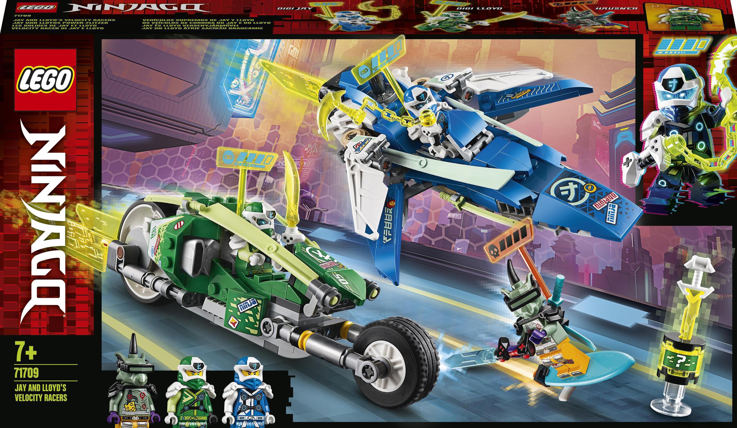 Lego Ninjago Wyścigówki Jaya i Lloyda 71709
