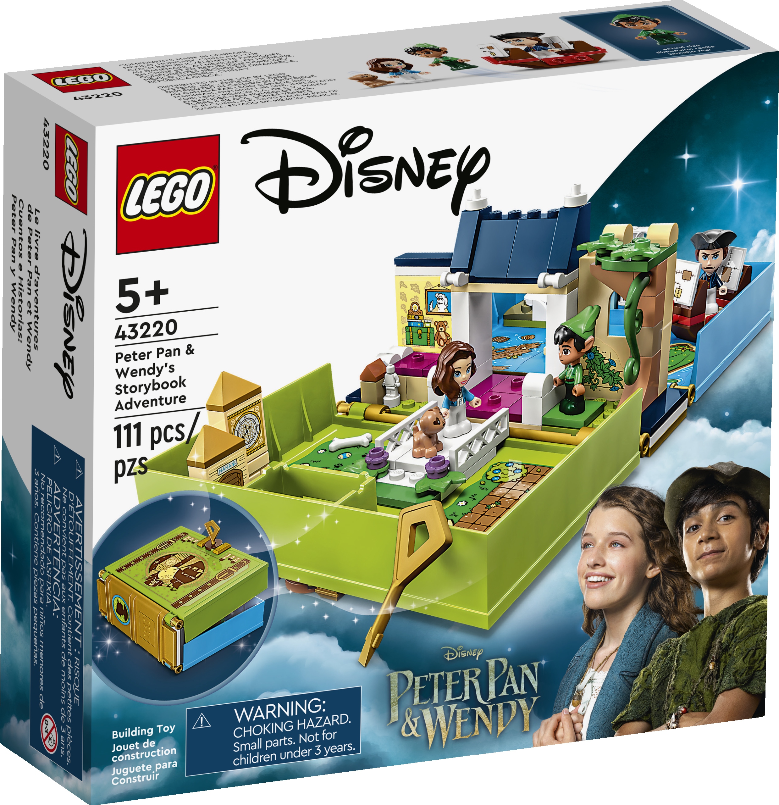Lego Disney 43220 Kniha dobrodružství Petra Pana a Wendy