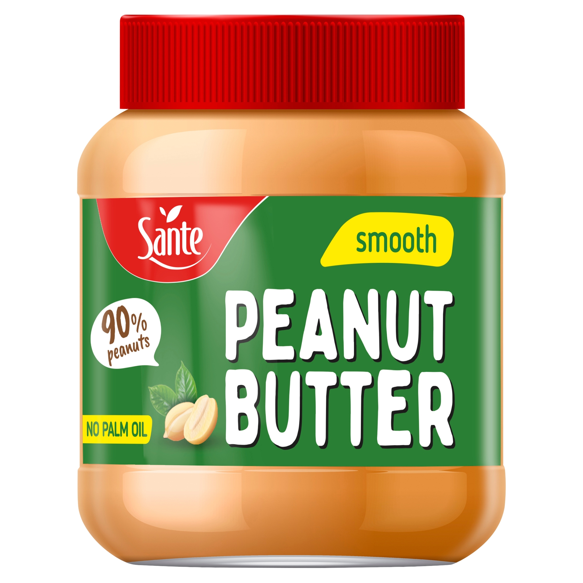 5x Sante Arašídový Krém Peanut Butter Smooth 350 g