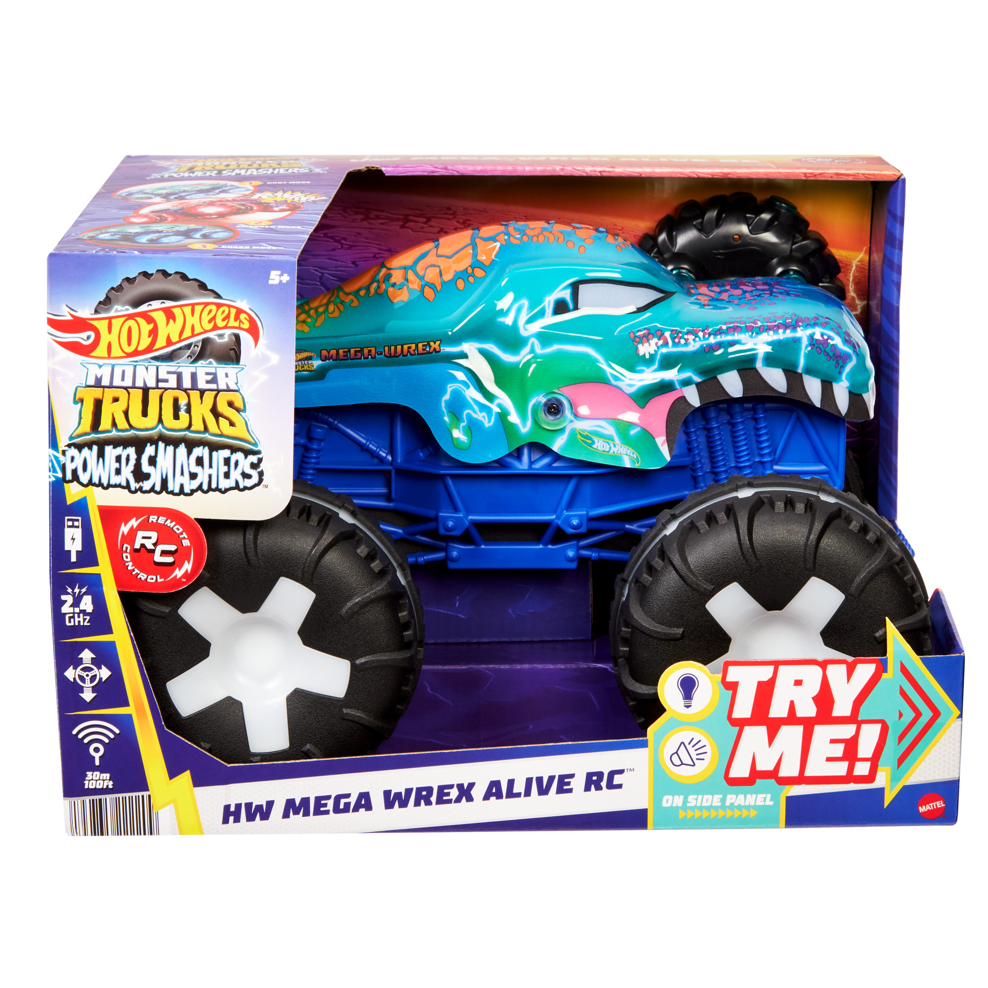 Hot Wheels Hw Monster Trucks Wrex Alive Pojazd zdalnie sterowany JBD90