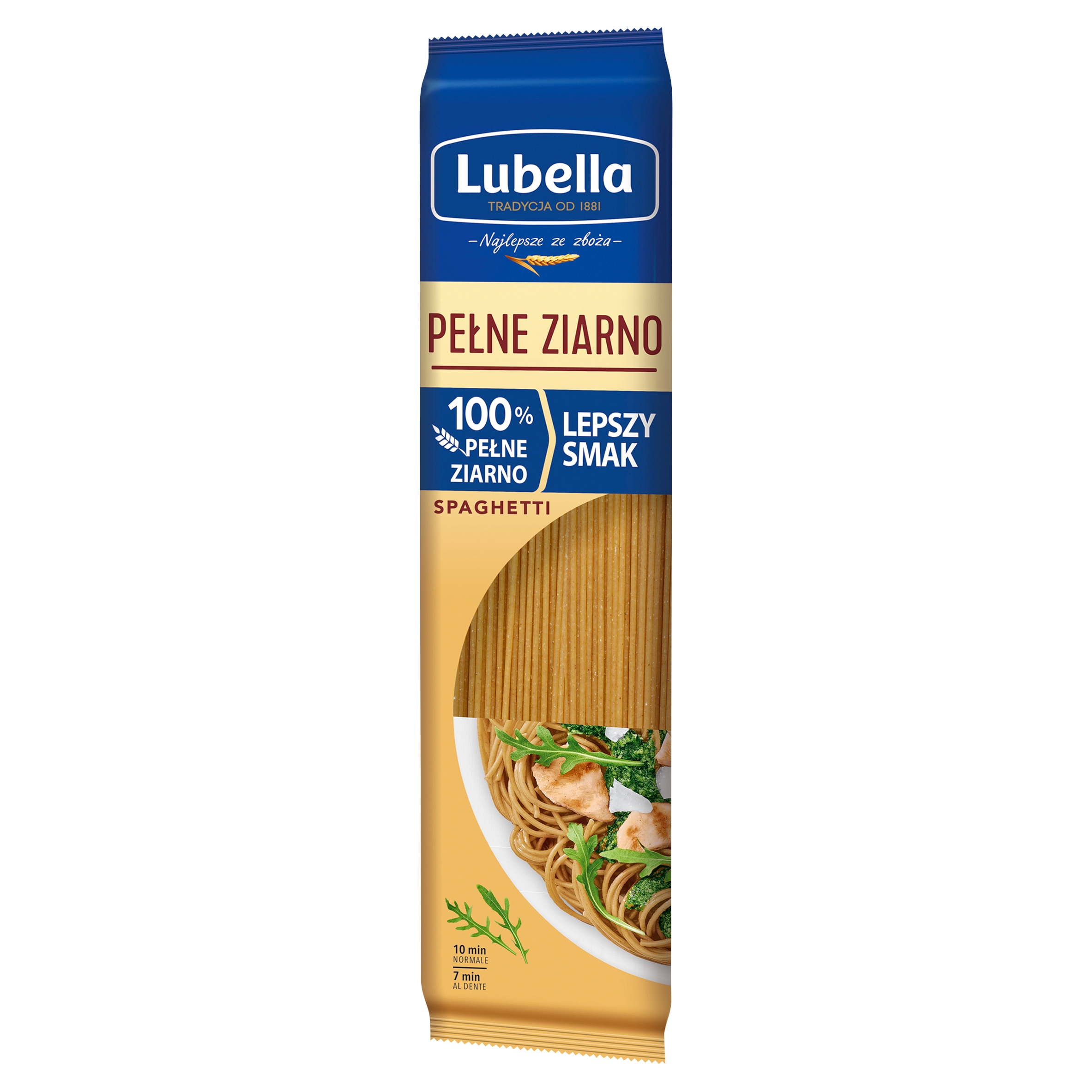 Lubella Těstoviny Plné zrno špaget 400 g