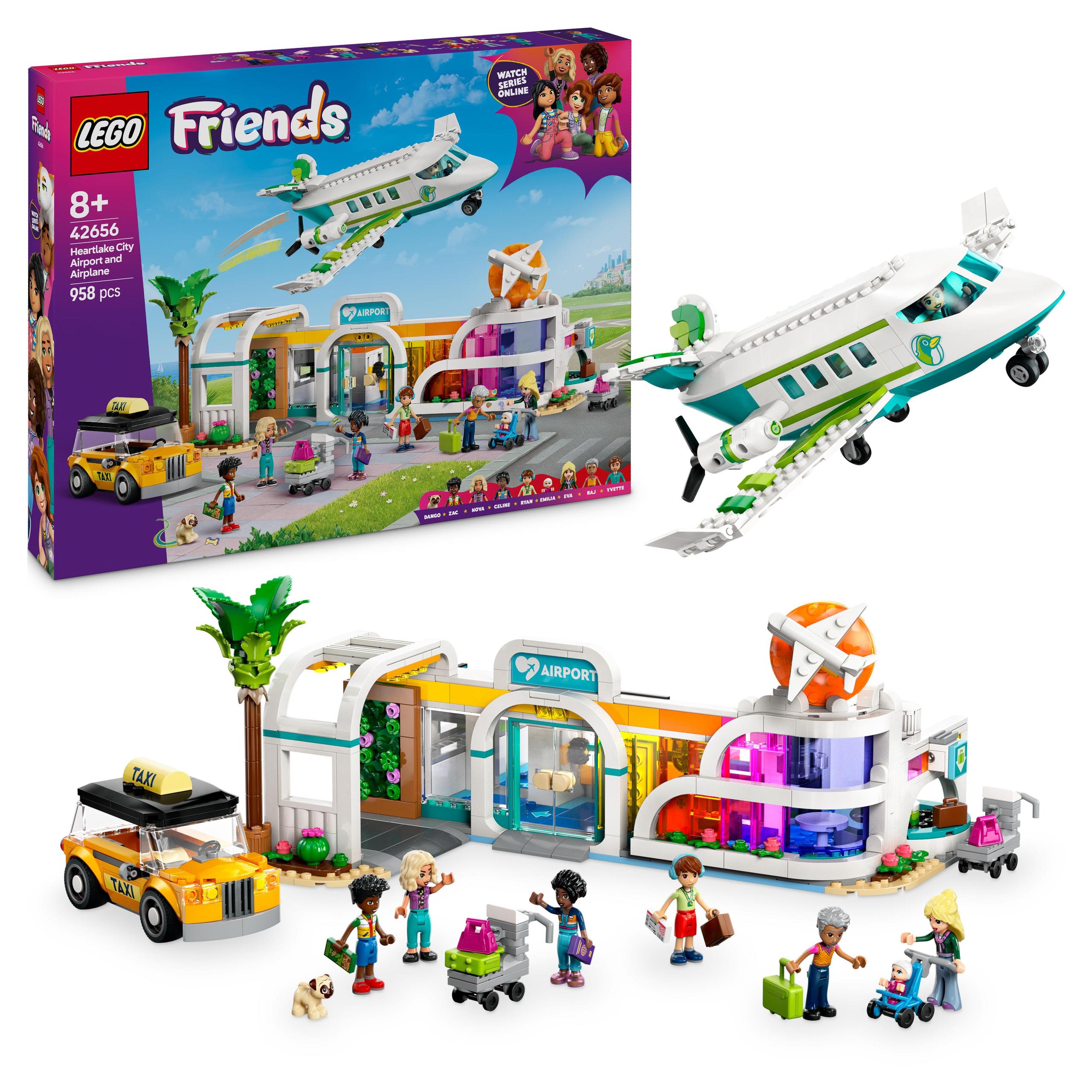 Lego 42656 Friends Letadlo a letiště ve městě Heartlake Stavebnice Originál