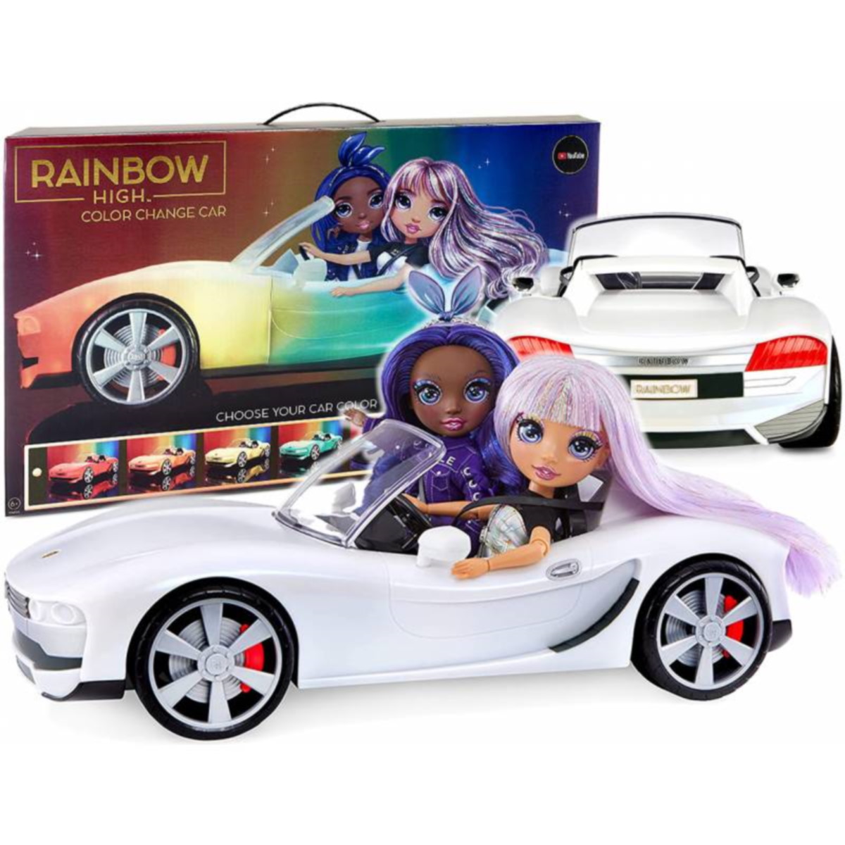 

Rainbow High Samochód zmieniający kolor 8w1 574316