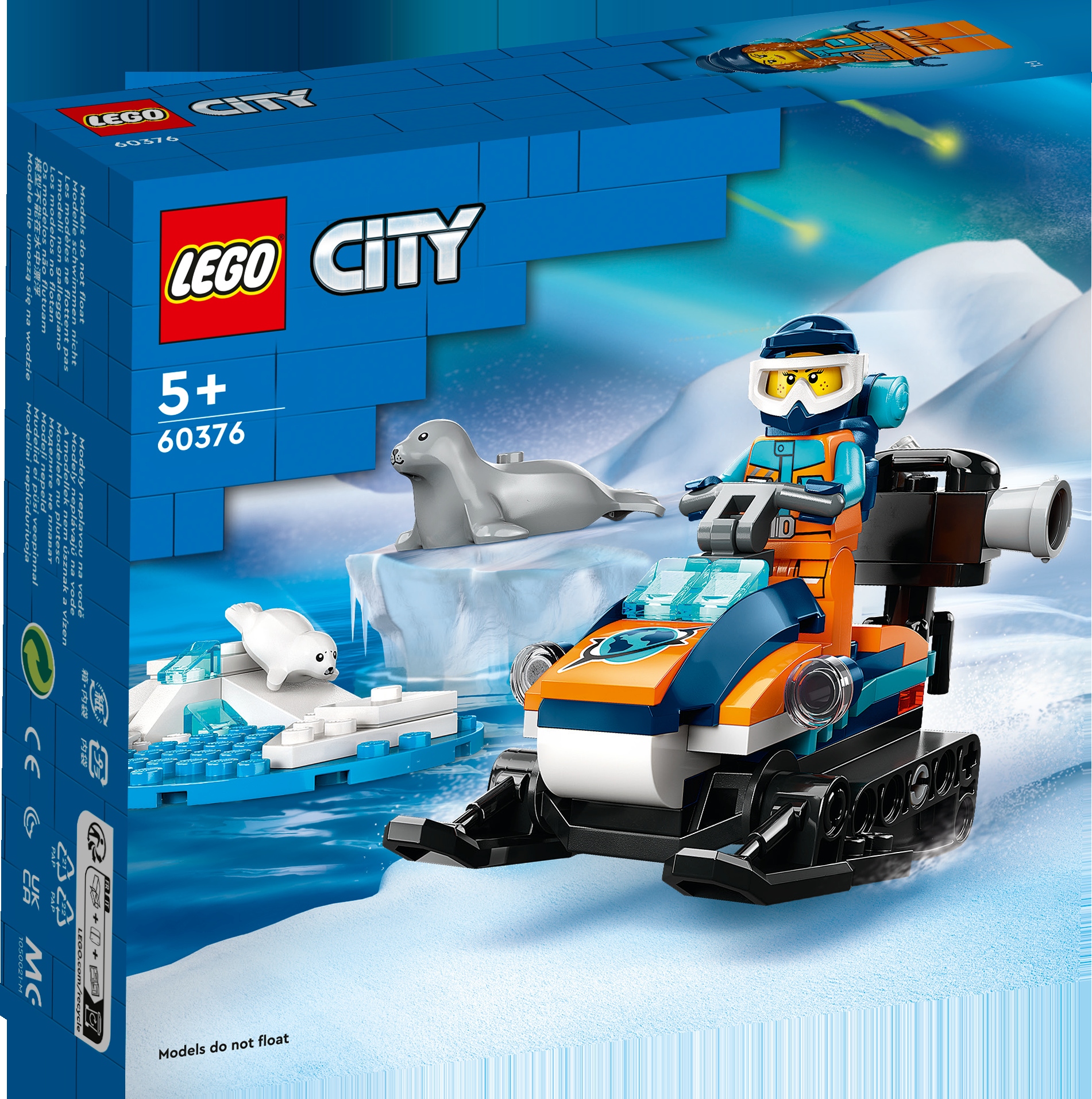 Lego City Sněžný skútr pro výzkumníky Arktidy 60376