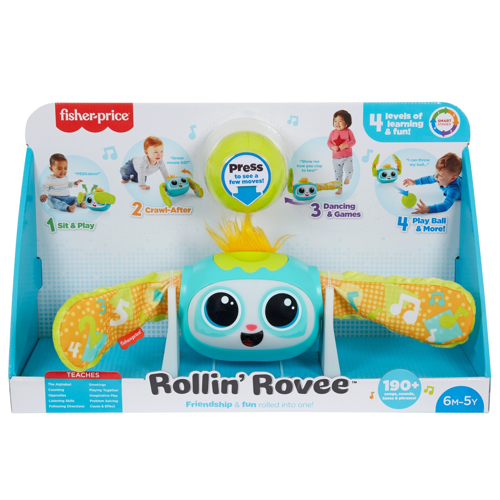 

Fisher-Price Interaktywny turlaczek Rovee GRW59