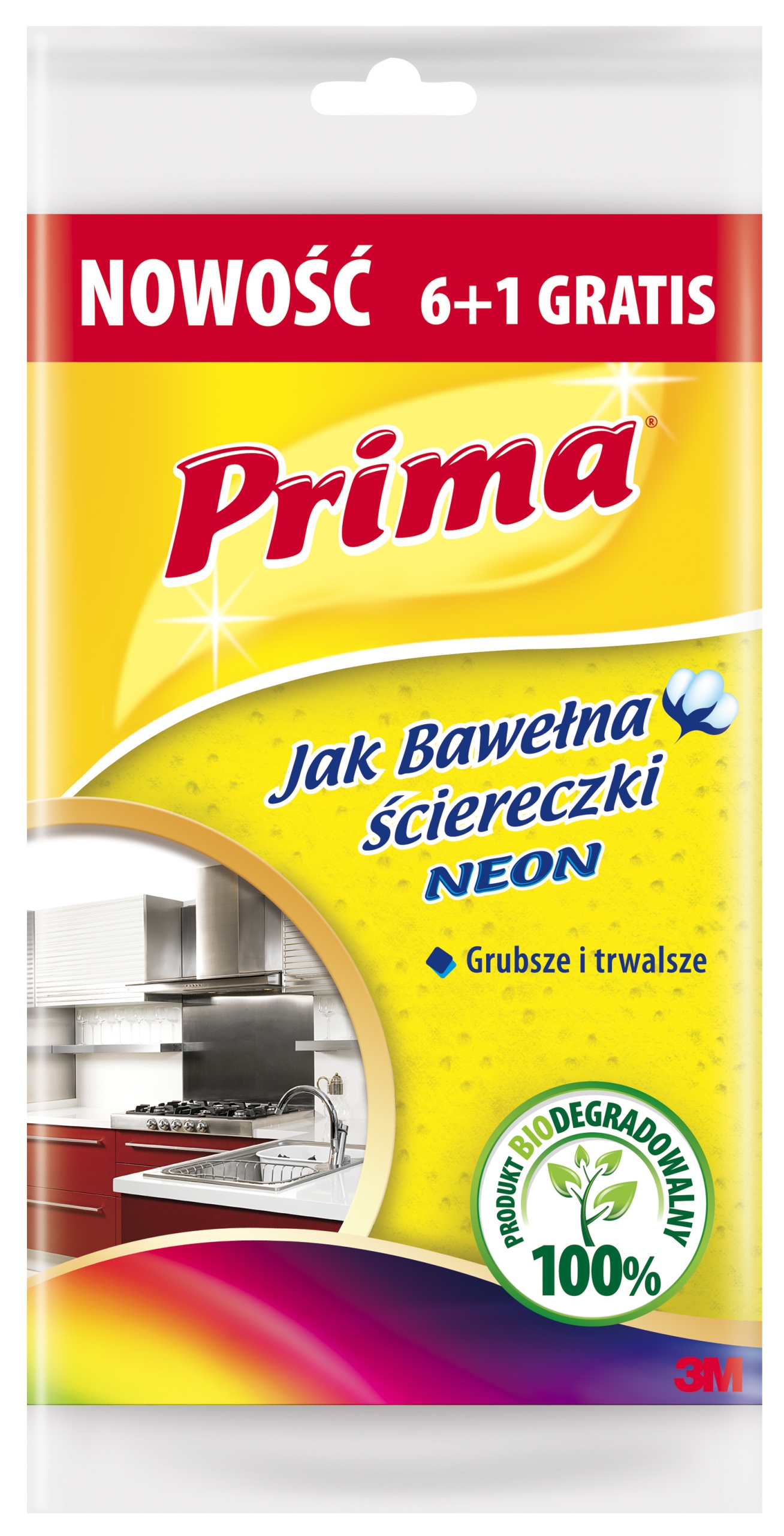 

Prima Ściereczki jak bawełna Neon 6 sztuk