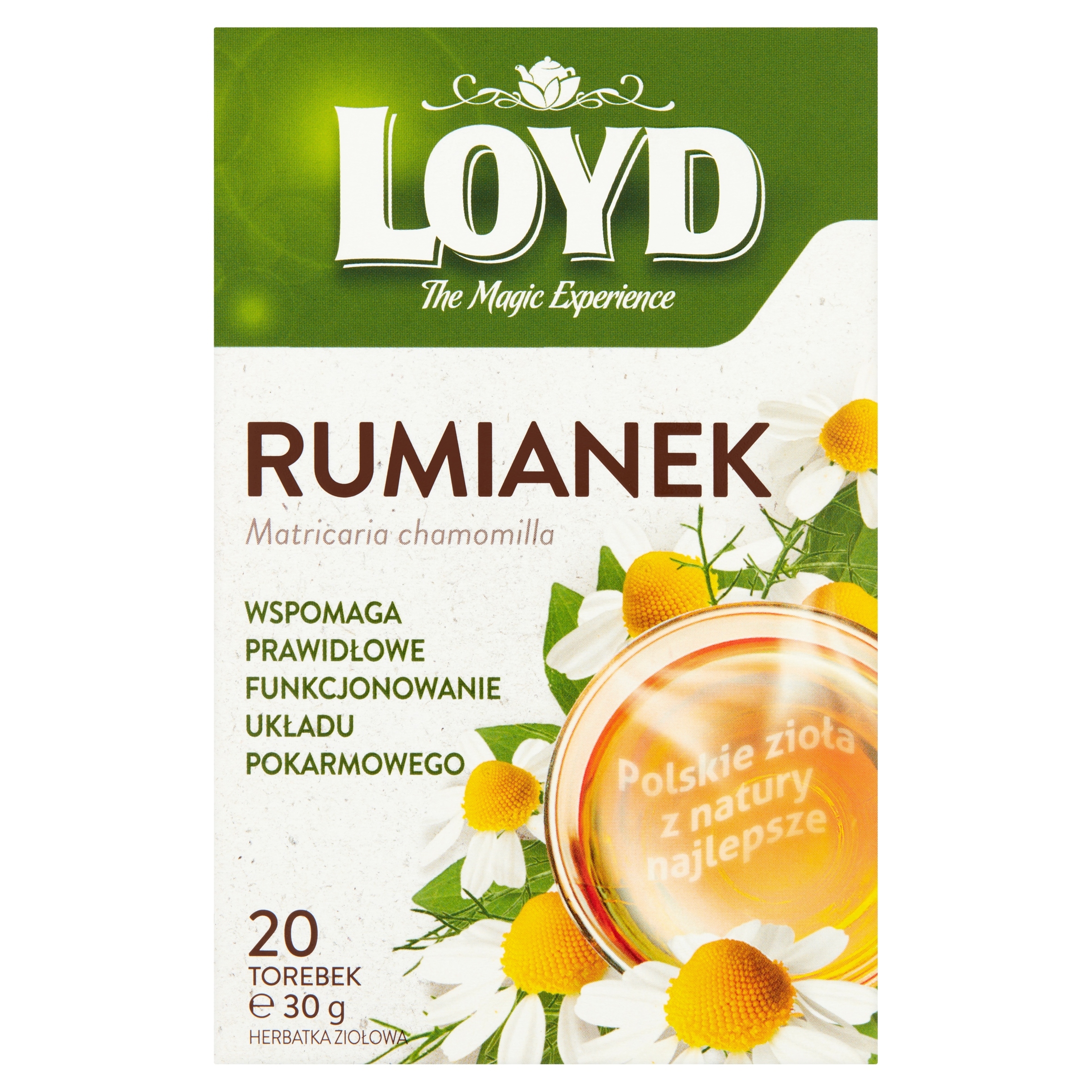 Levně 13 x Bylinný čaj Loyd Heřmánek 20 sáčků