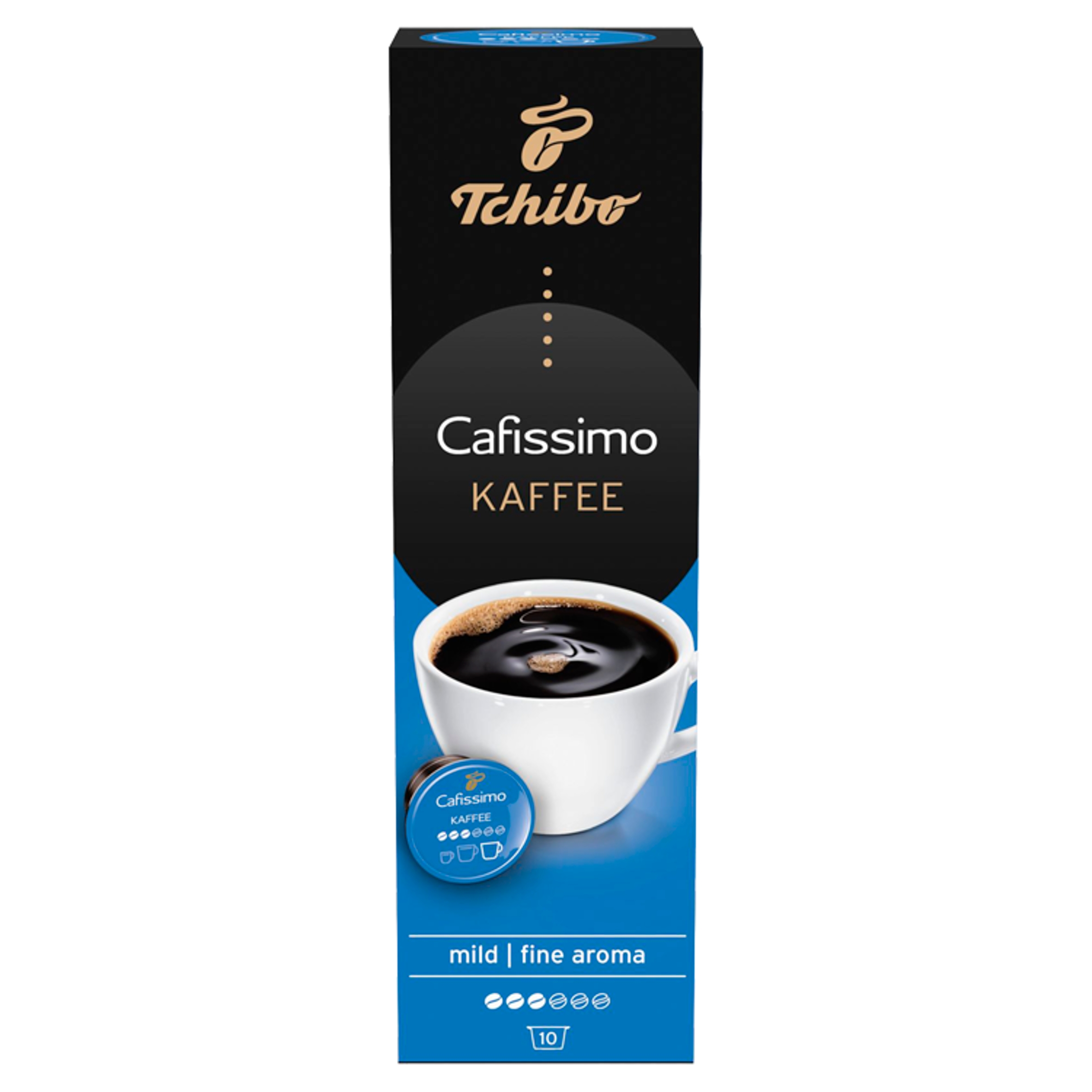 Levně Tchibo Kapsle do kávovarů Cafissimo Coffee Fine Aroma (10 kapslí) Arabika