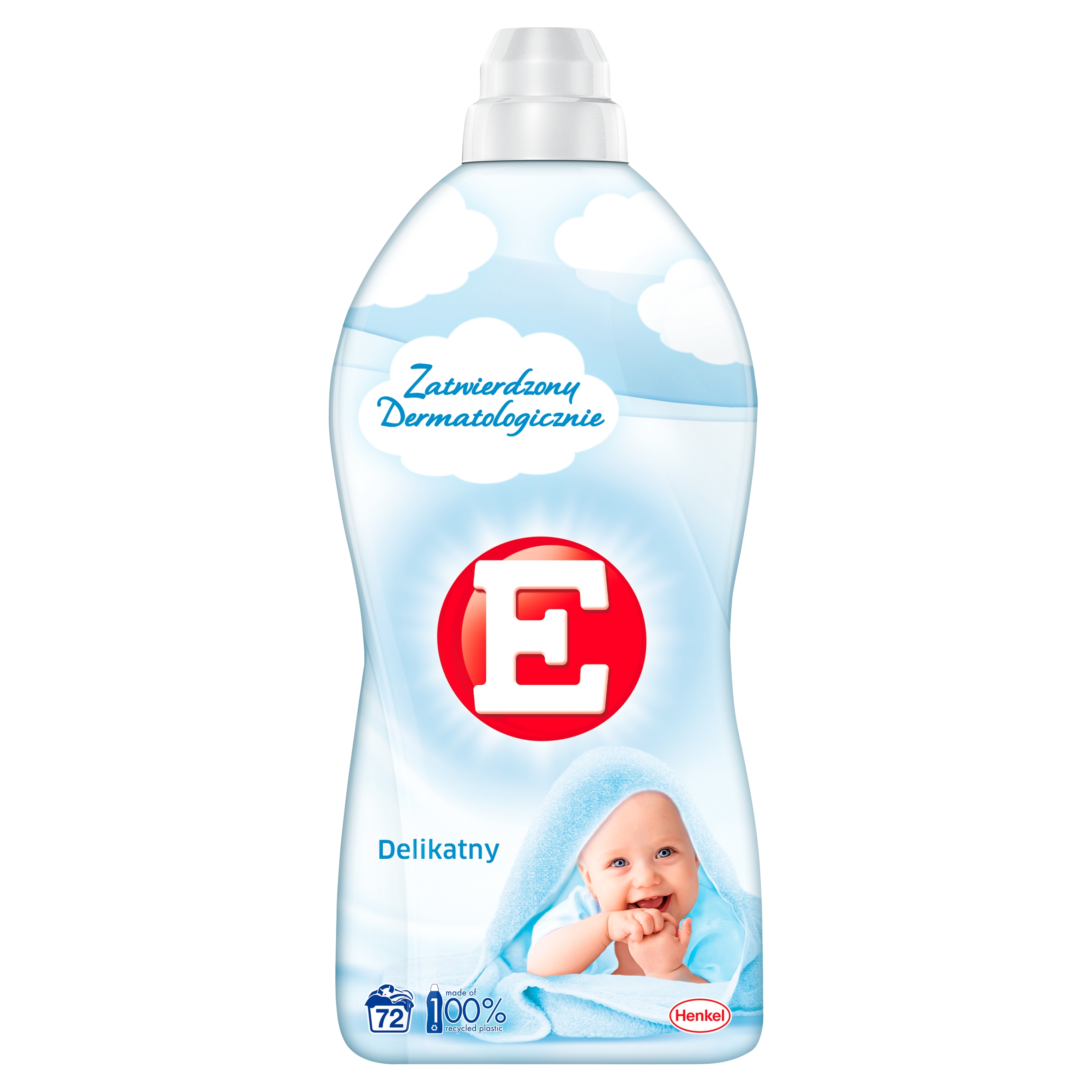 

E Delikatny Płyn Do Zmiękczania Tkanin 1800 ML