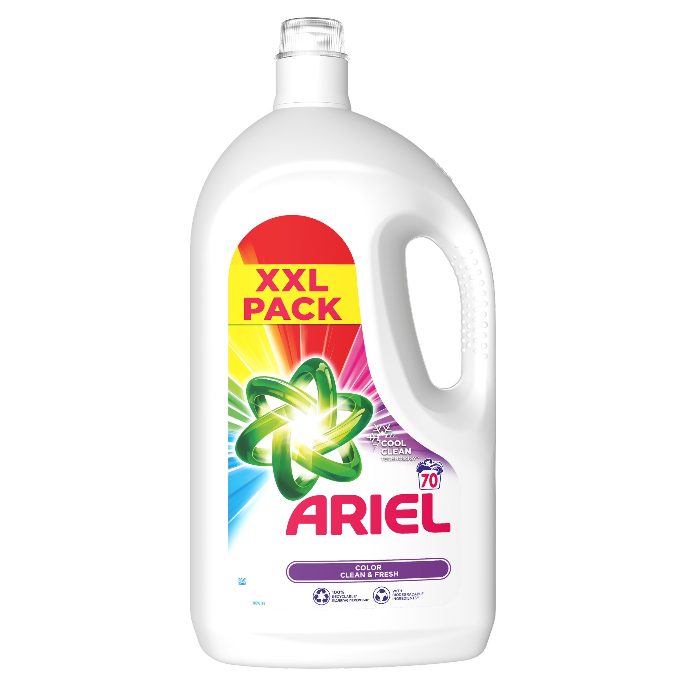 XXL Pack Ariel TURBO Clean Action Color Gel 70 prań 14924716363 