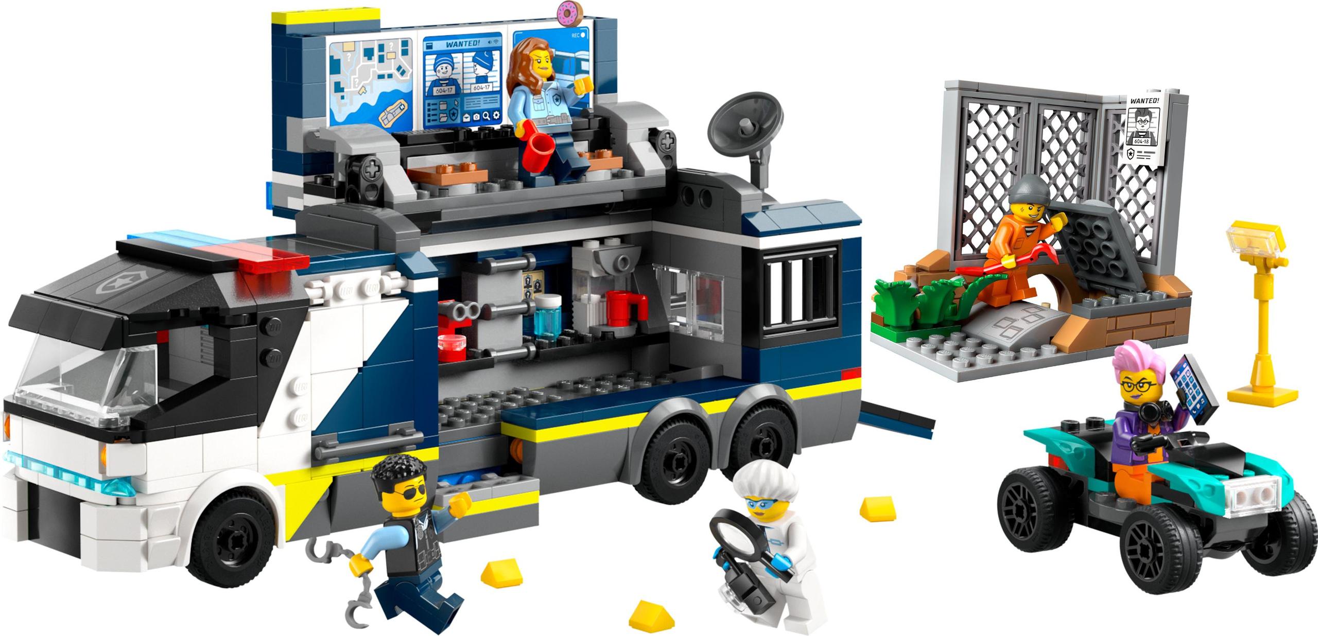 LEGO 60418 CITY Policyjna ciężarówka z laboratorium Marka LEGO